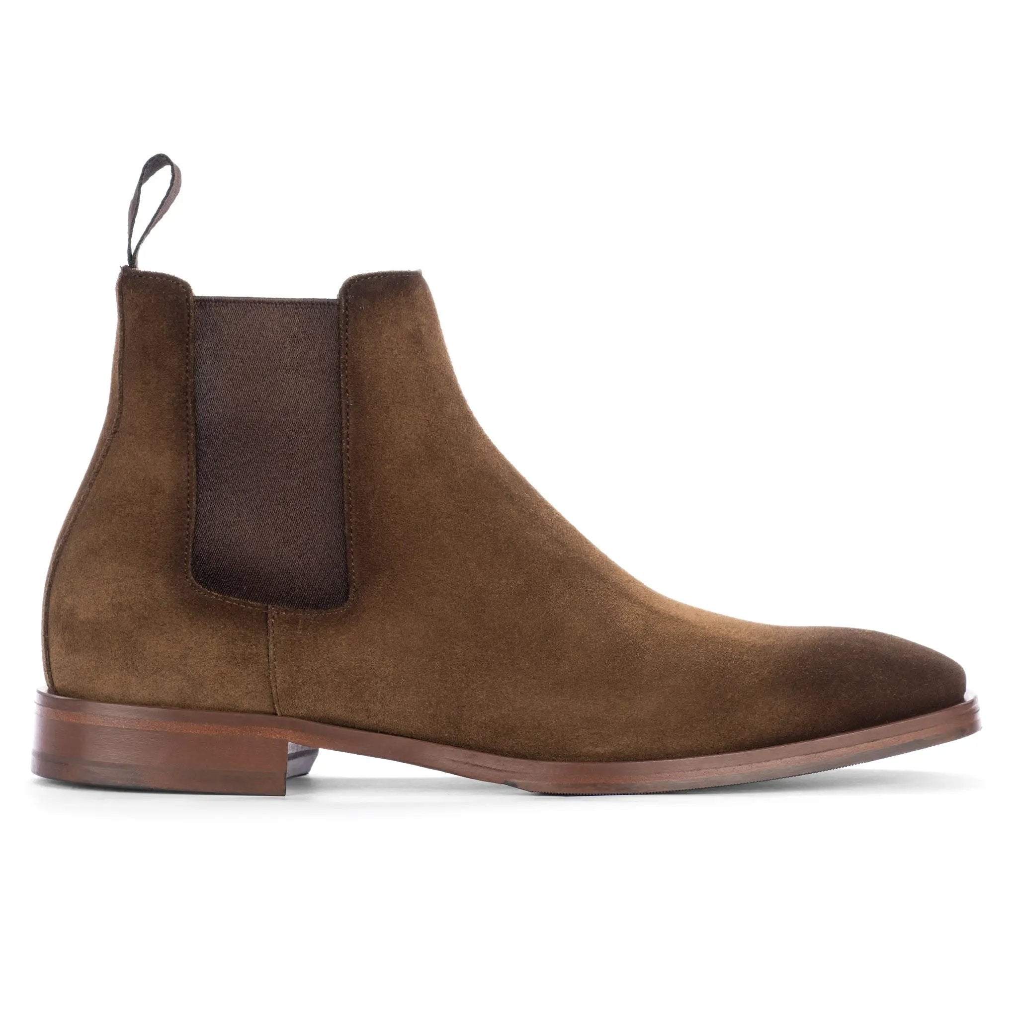 Christophe Mid Brown Suede Chelsea Boot by To Boot New York