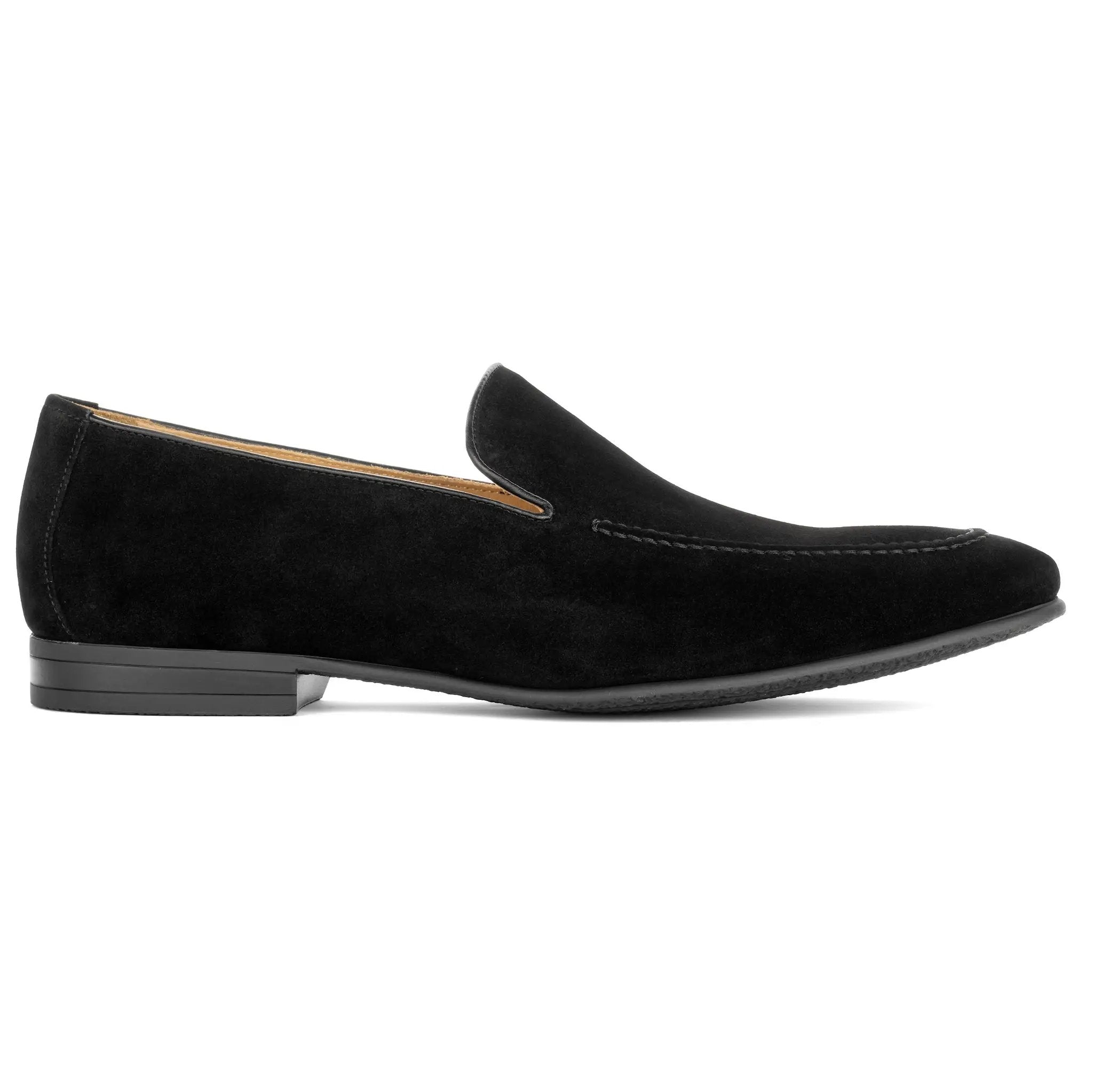 Sonoma Black Suede Slip-On Loafer by To Boot New York