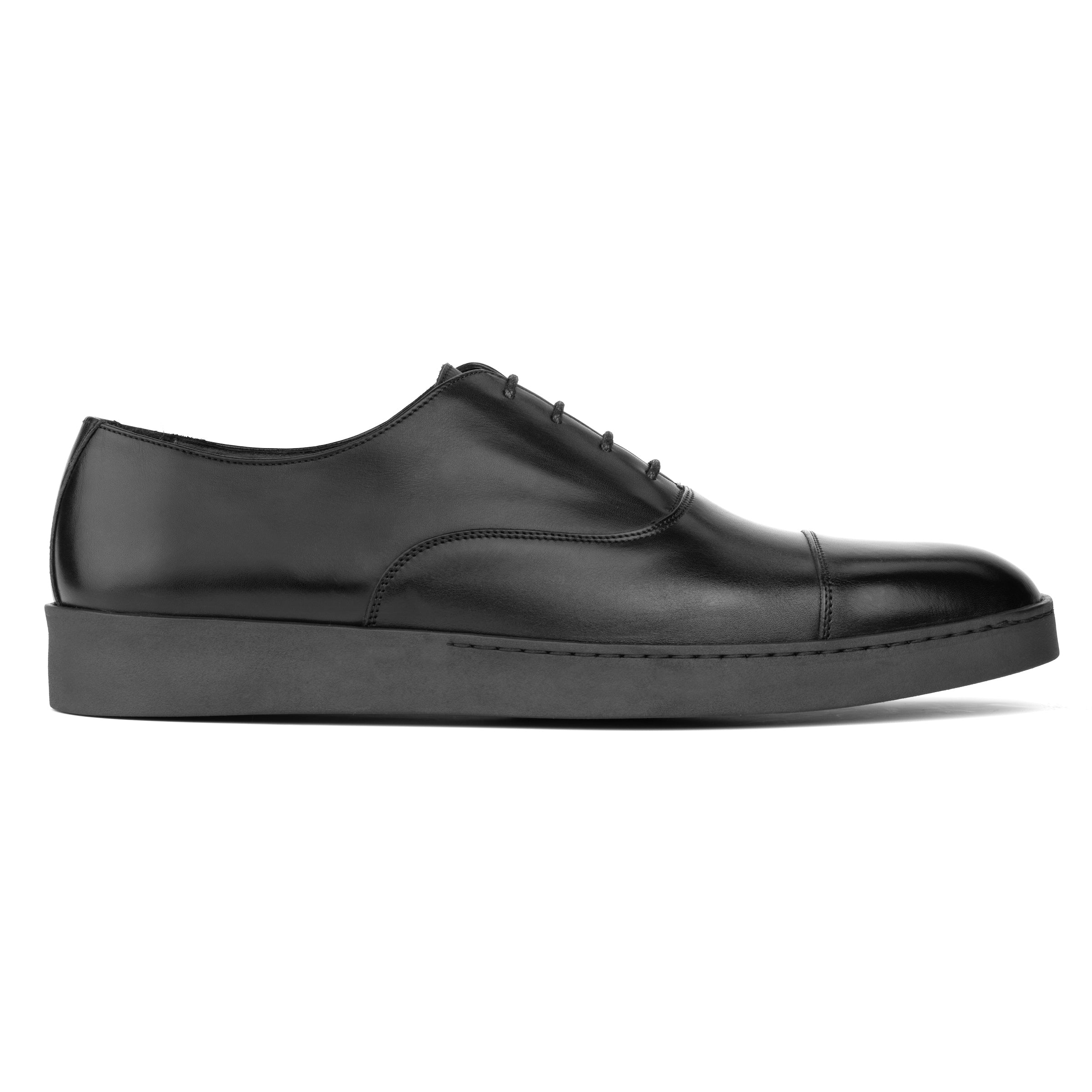 Randy Black Cap Toe Hybrid Lace Up