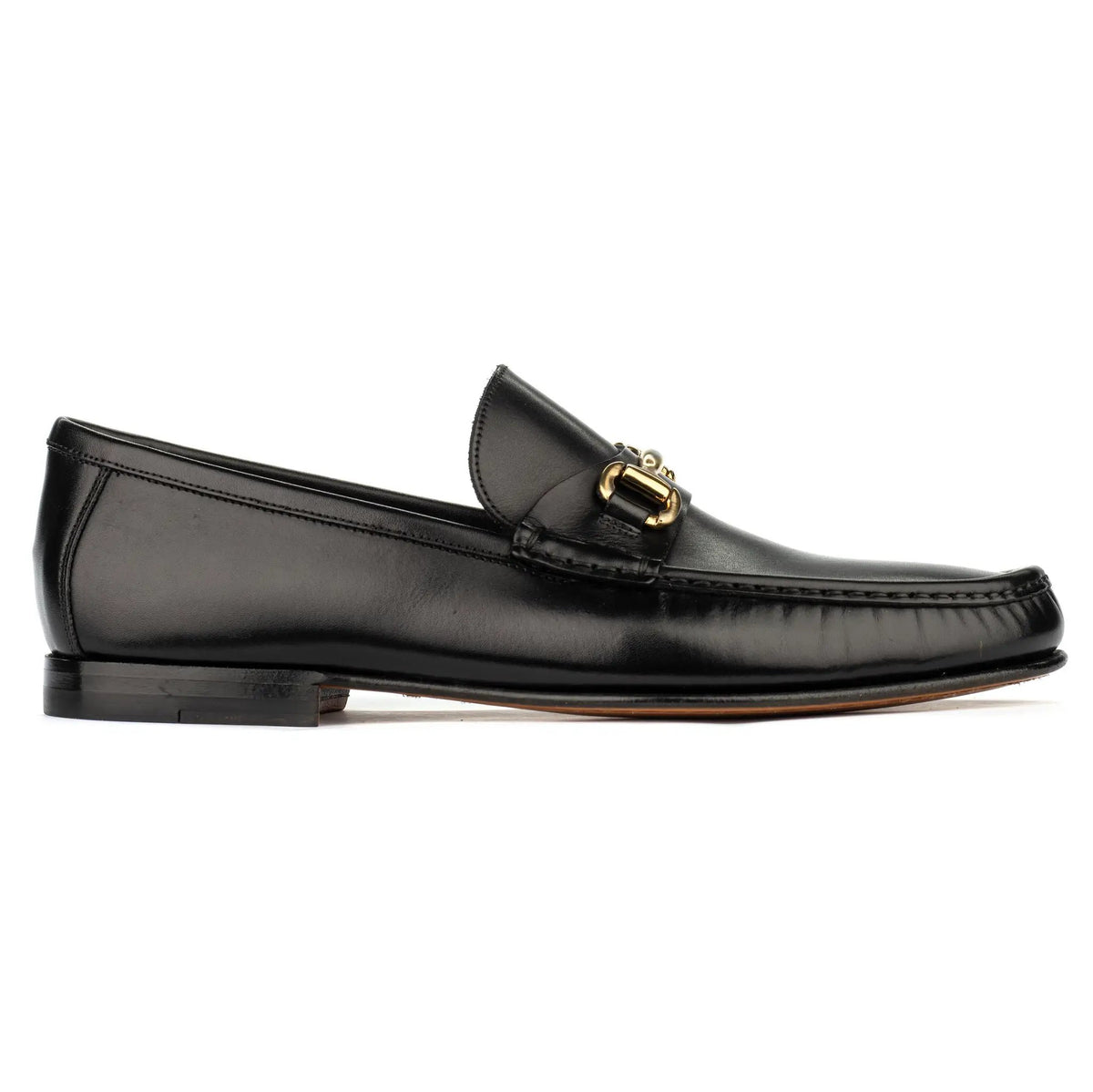 Watts Black Leather Men