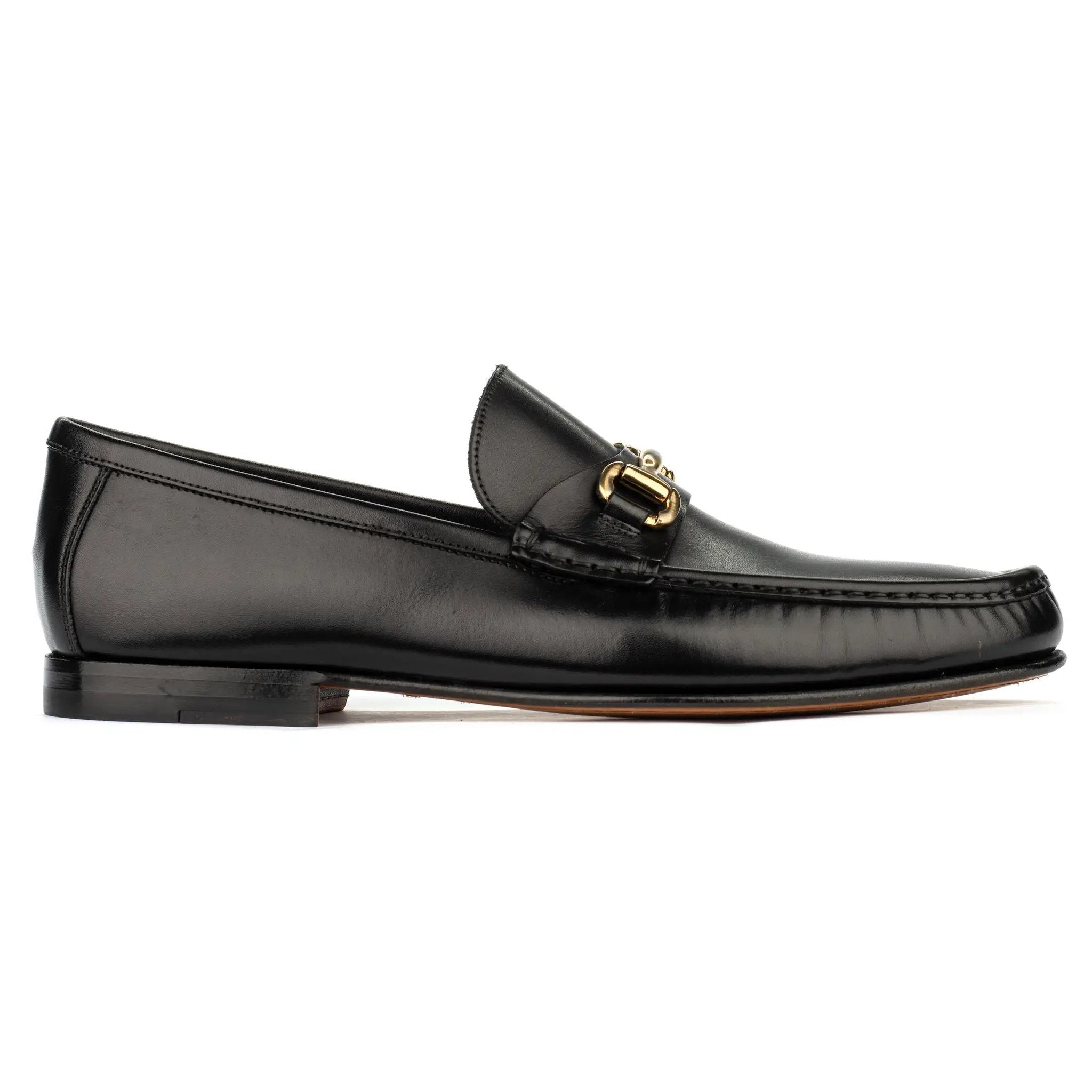 Watts Black Leather Bit Loafer by To Boot New York