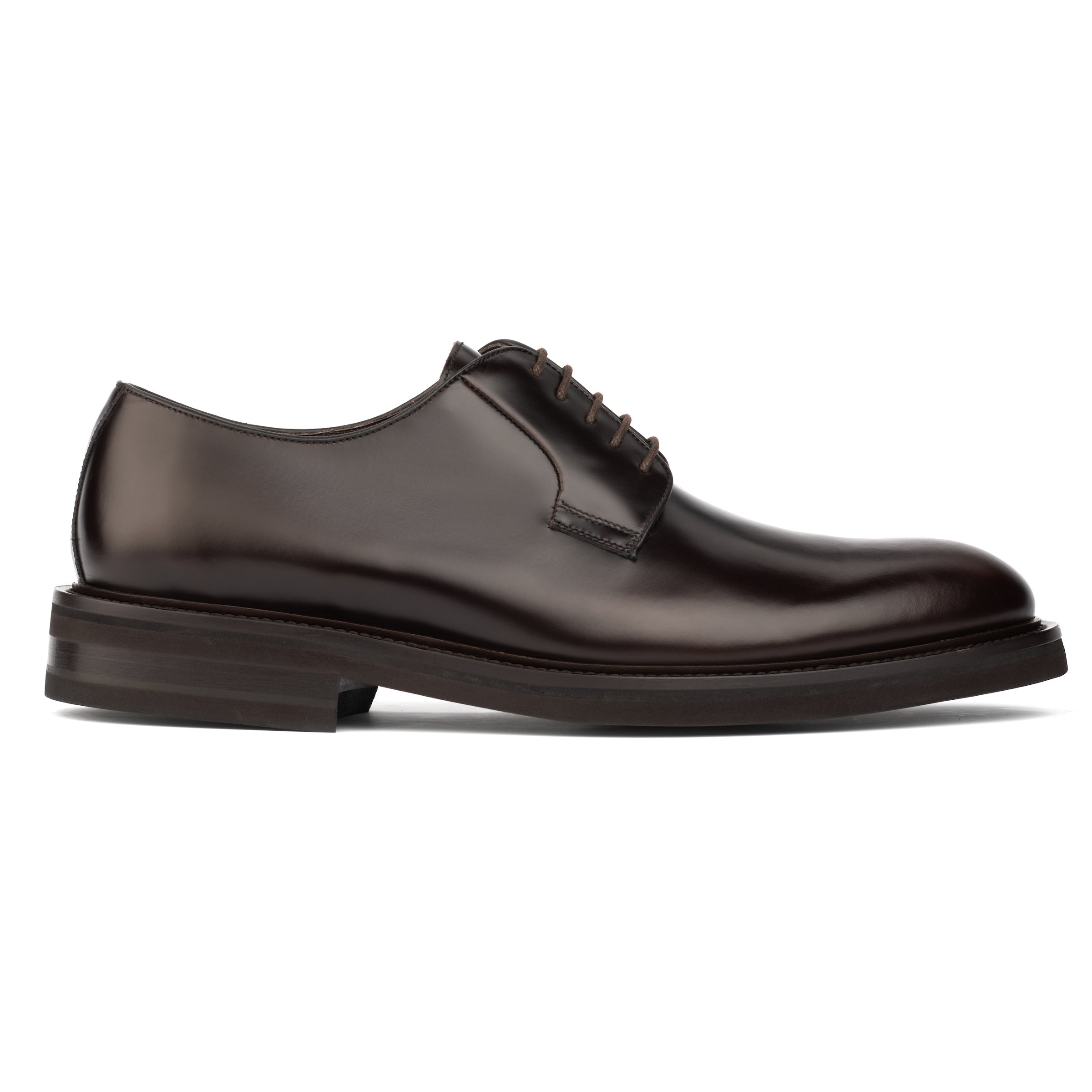 Darvin Dark Brown Plain Toe Oxford