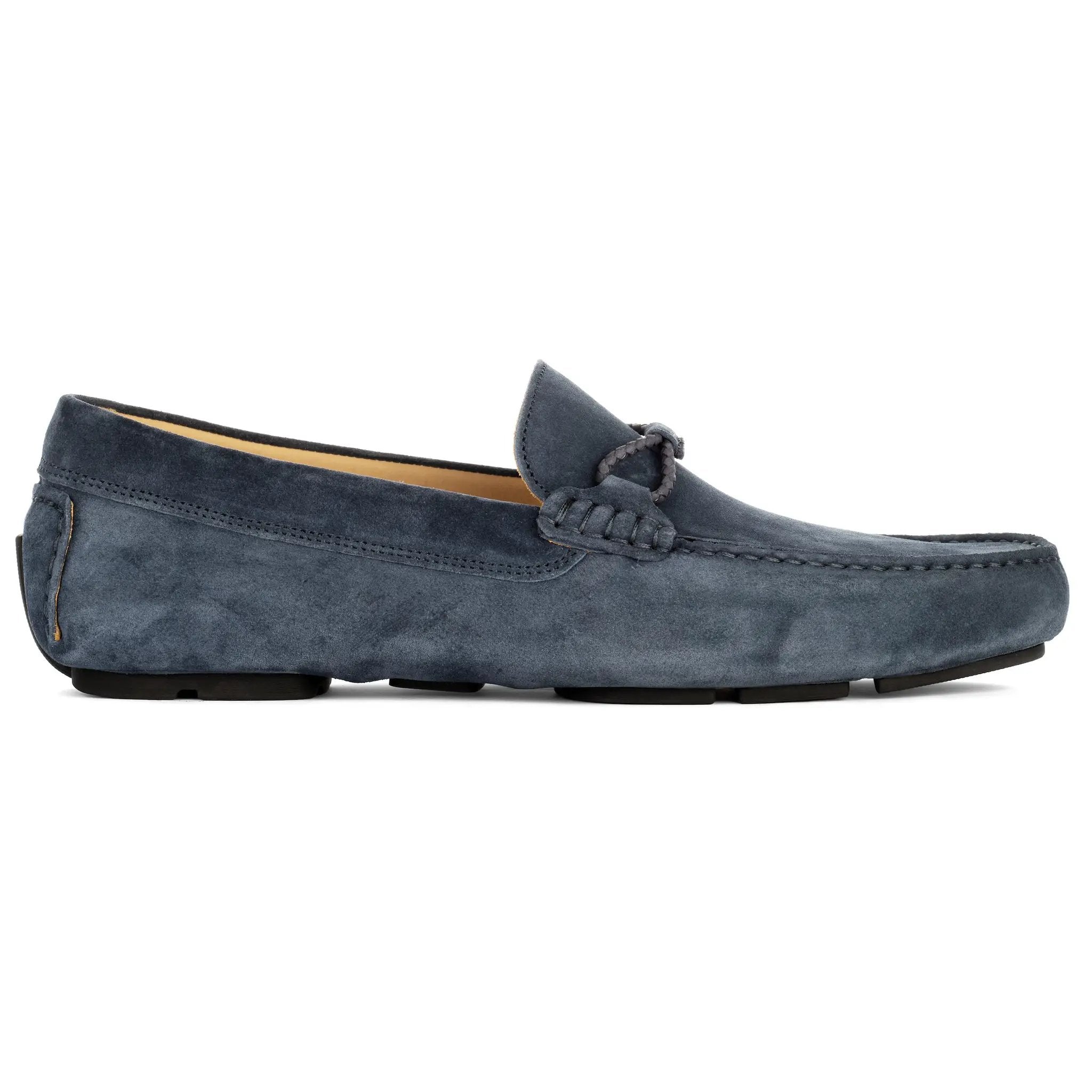 Marlin Blue Suede Driving Shoe by To Boot New York