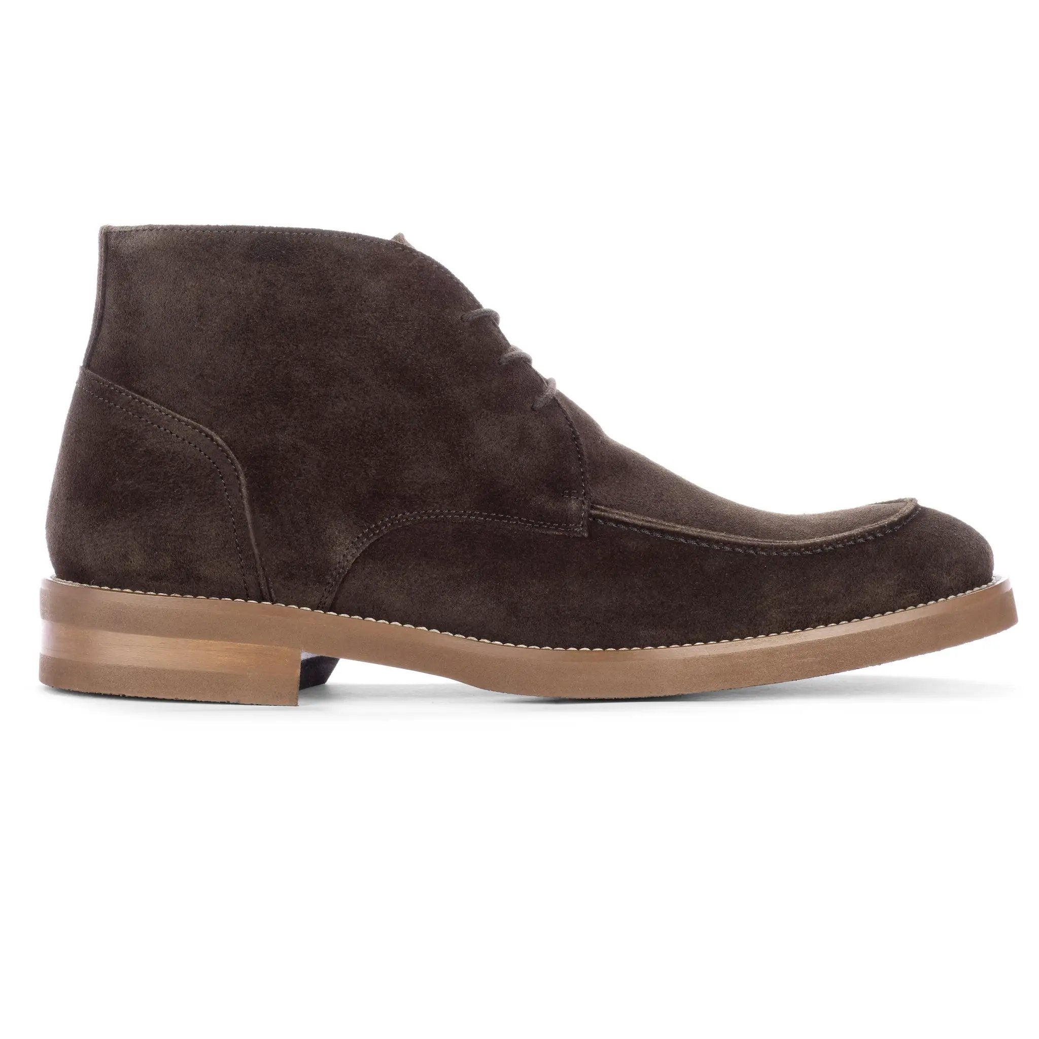Parker Dark Brown Suede Apron Toe Chukka Boot by To Boot New York