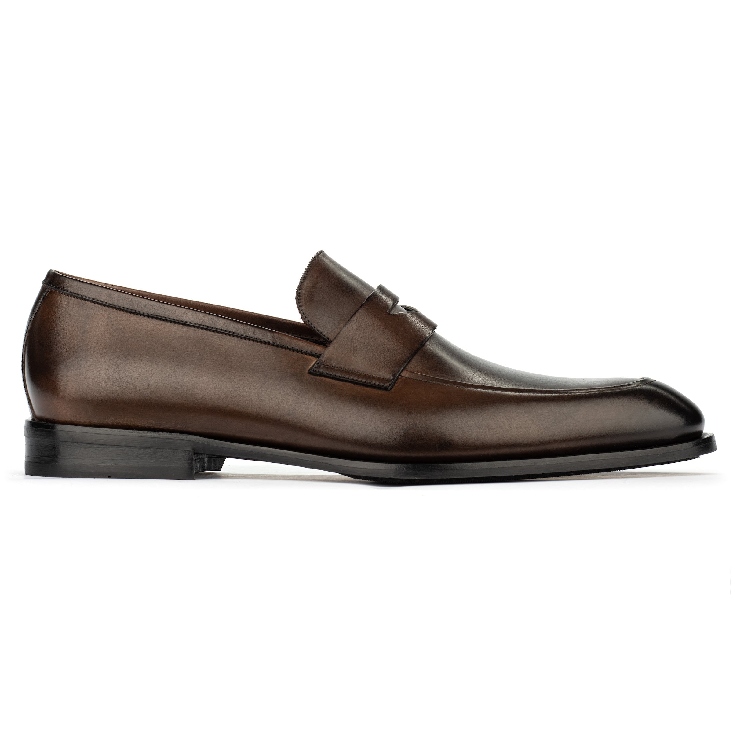 Jagger Dark Brown Calf Penny Loafer