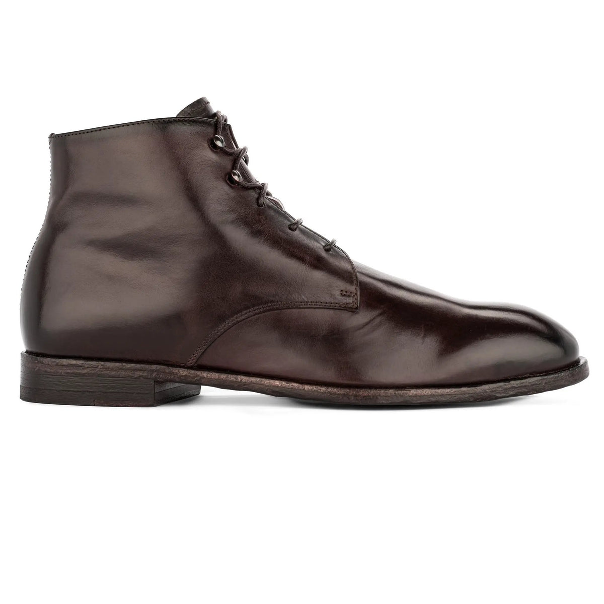 Jarreau Dark Brown Calf Plain Toe Lace Boot by To Boot New York