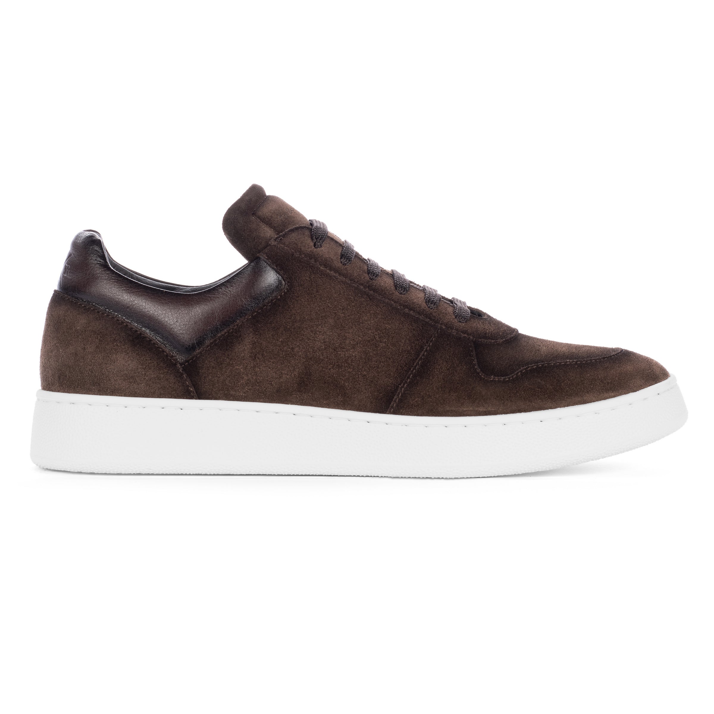 Callum Brown Suede Court Sneaker