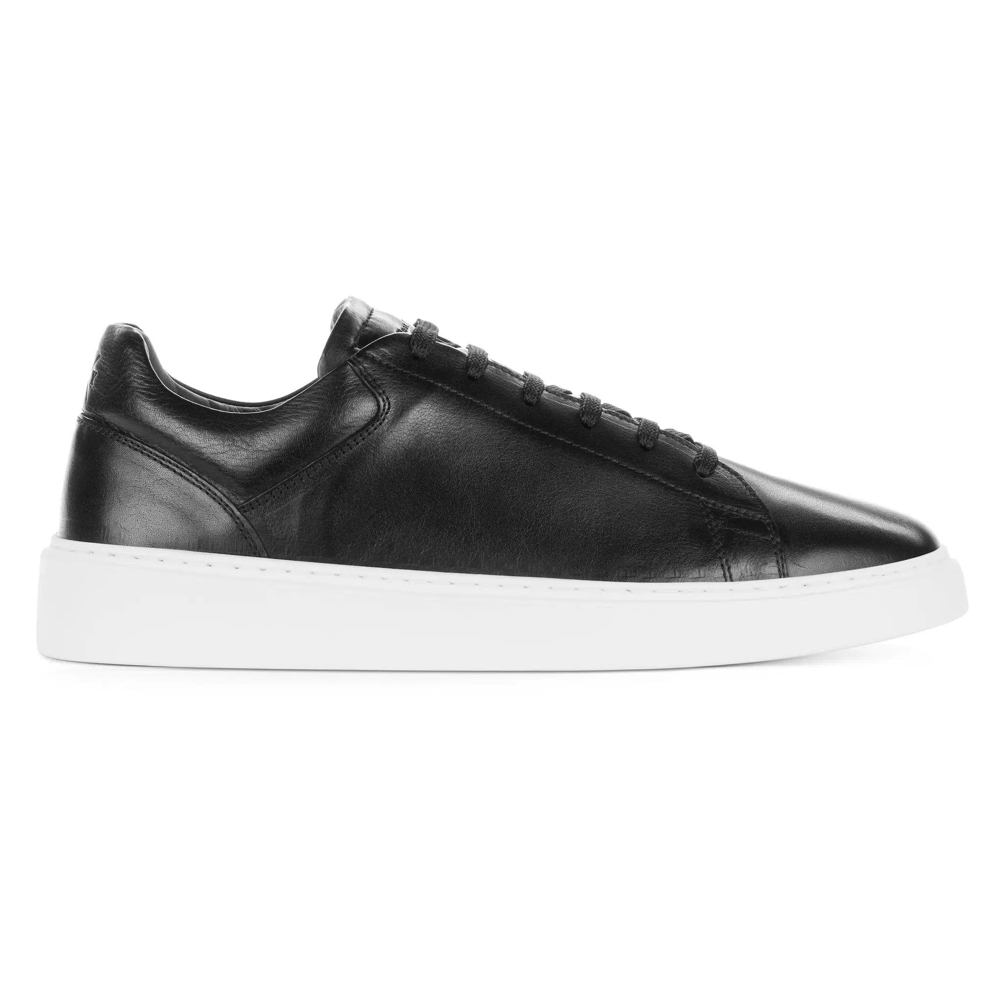 Rocco Black Soft Calf Leather Sneaker by To Boot New York
