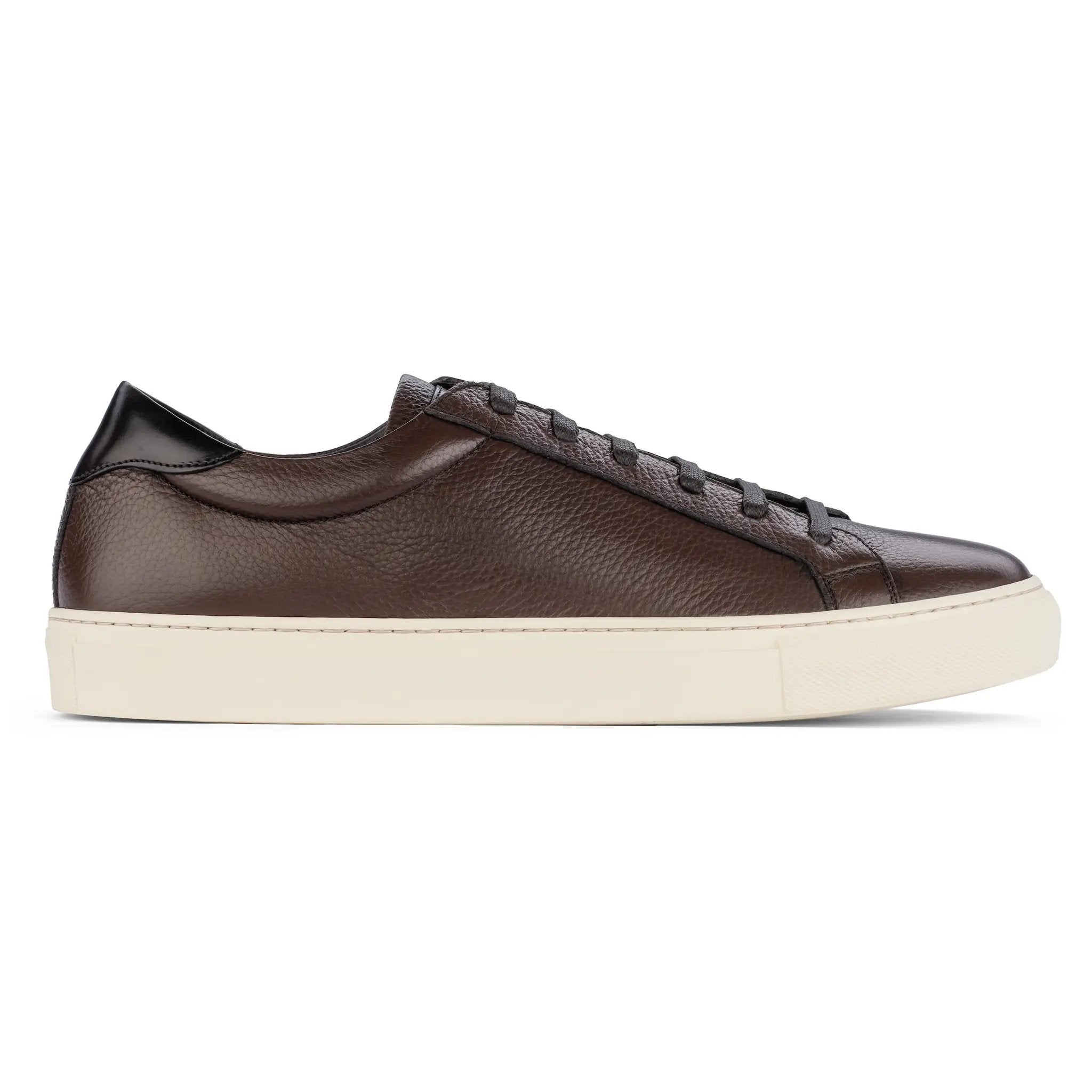 Bloom Brown Full Grain Leather Sneaker by To Boot New York