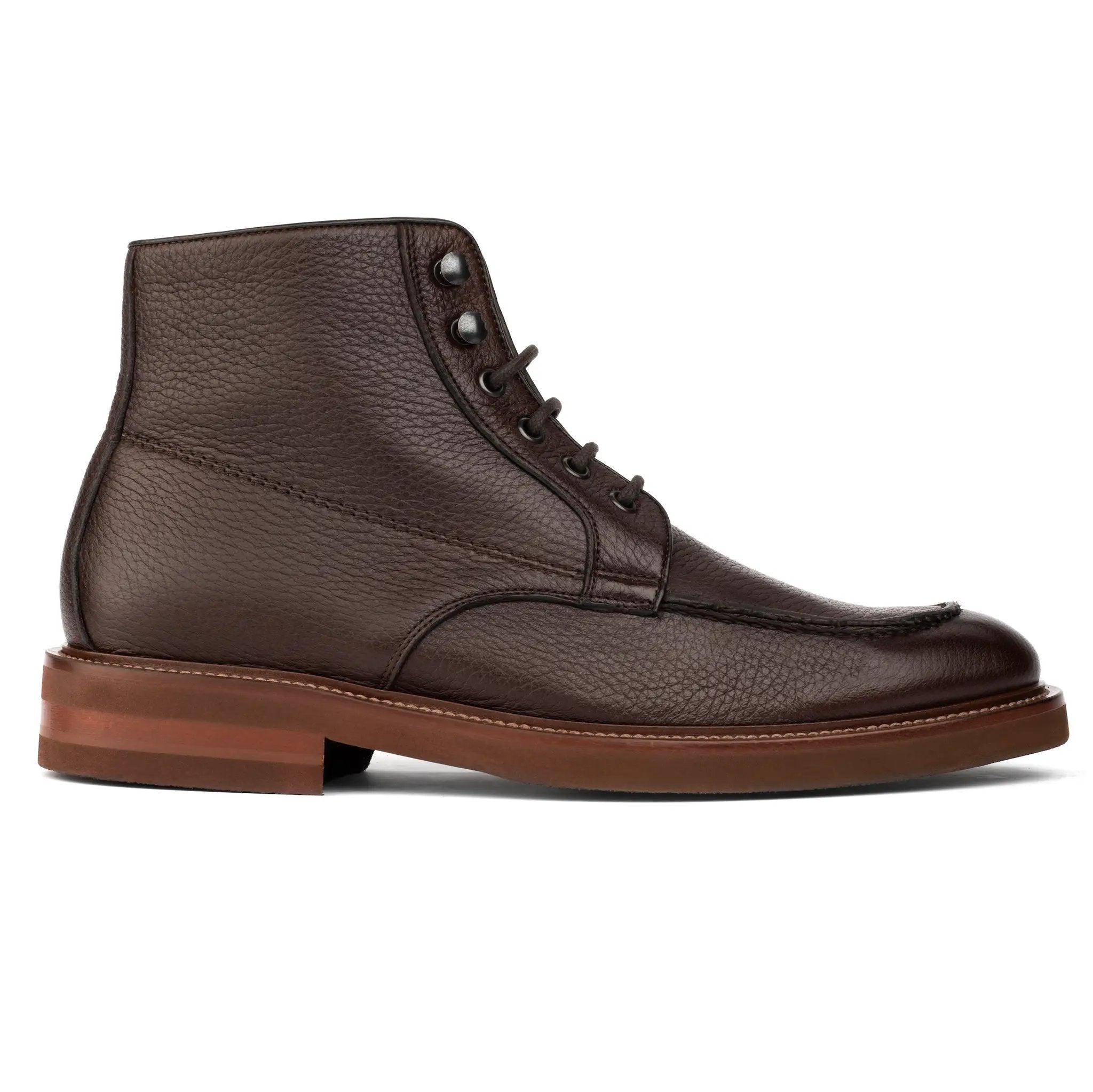Freddie Brown Deerskin Apron-Toe Lace Boot by To Boot New York