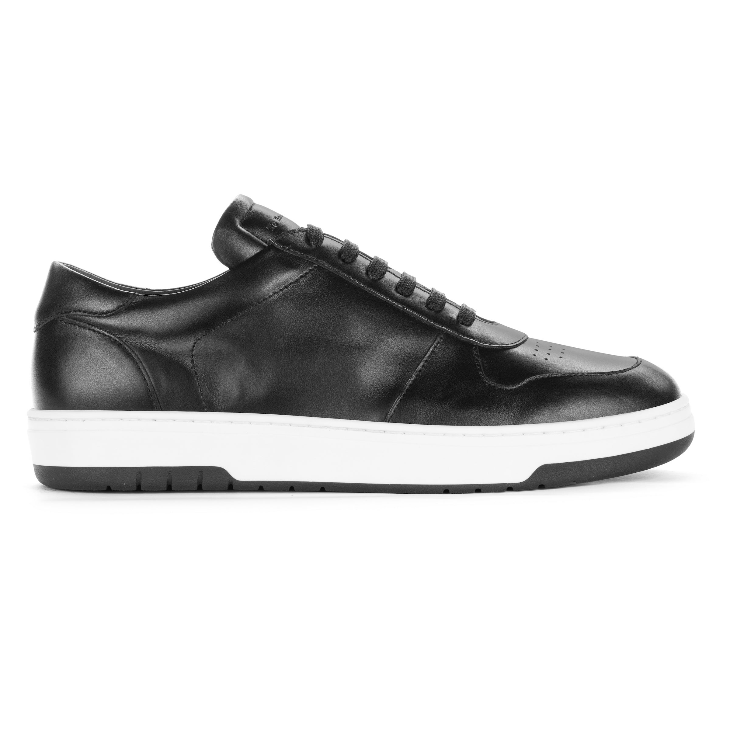 Colin Black Leather Court Sneaker