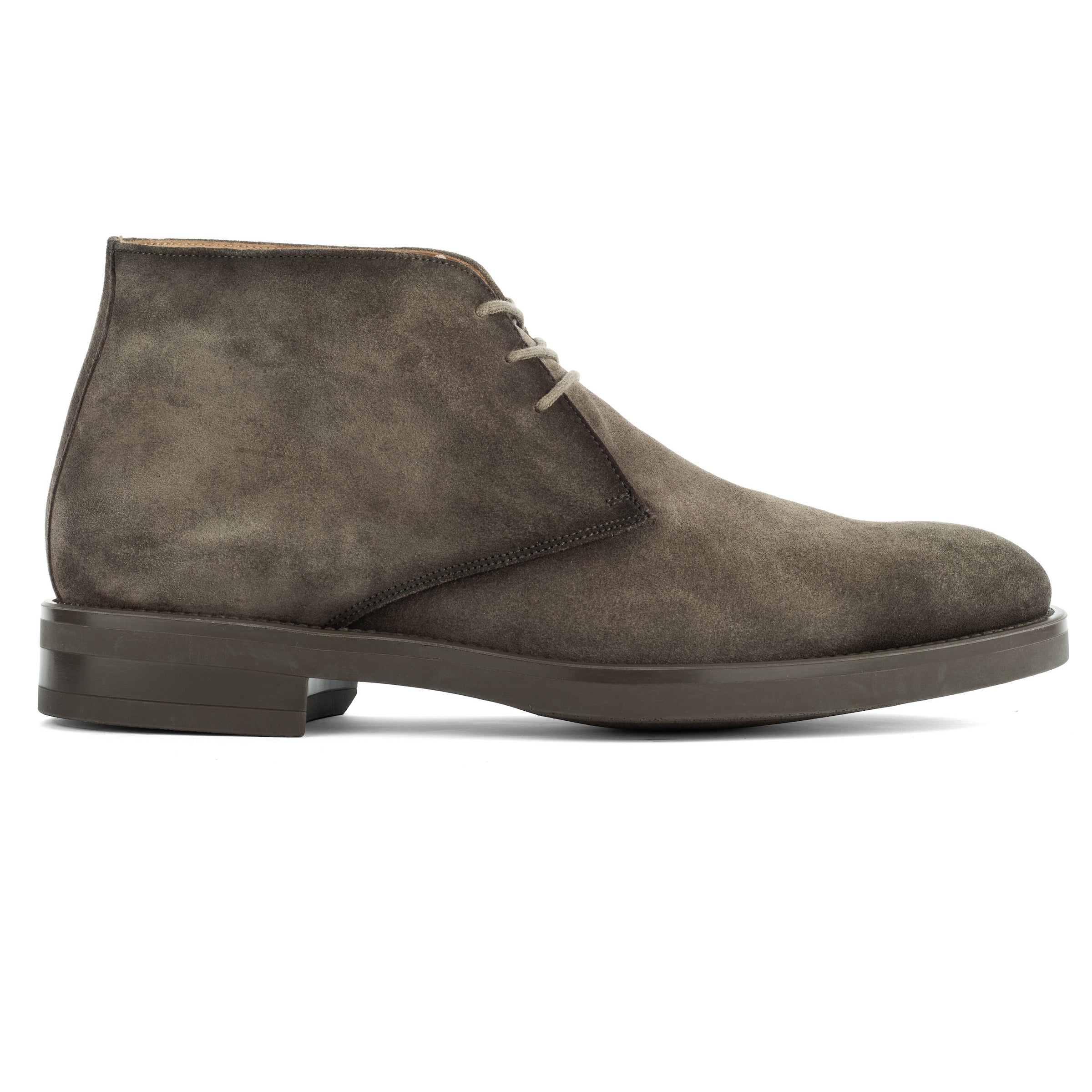 Cape Cod Grey Suede Chukka Boot With Aerograph Detail