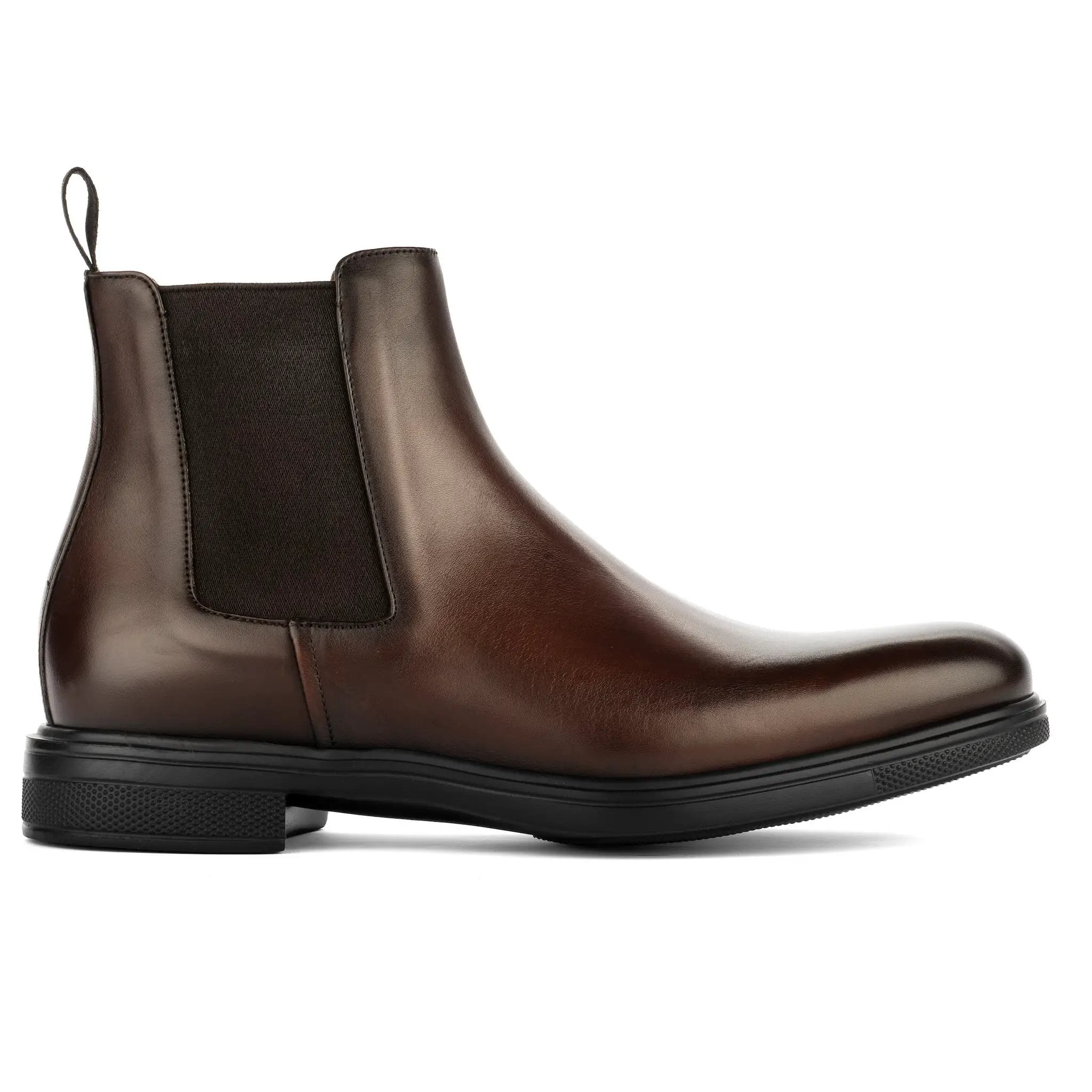 Carlsbad Dark Brown Calf Leather Chelsea Boot by To Boot New York