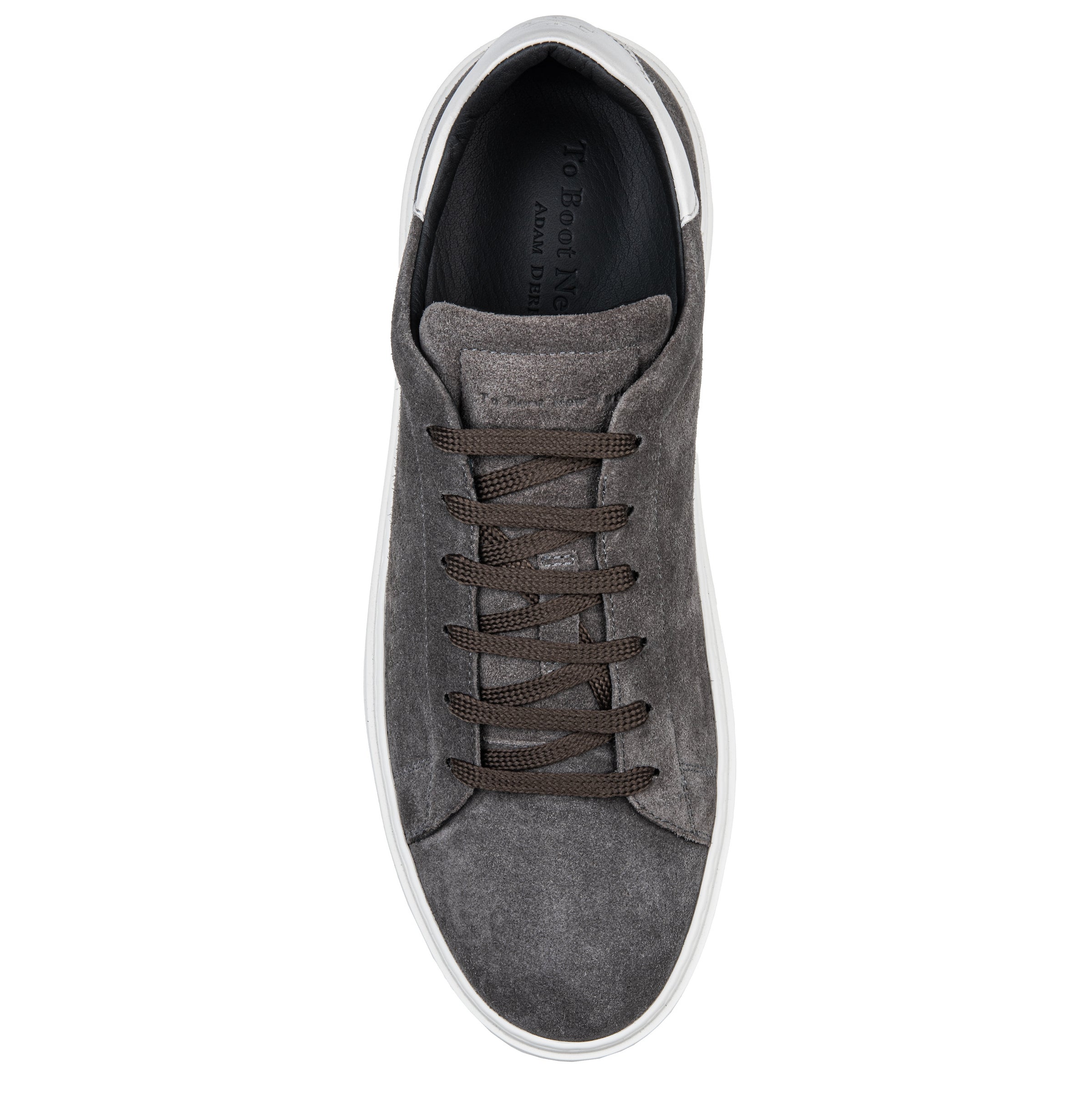 Mathis Stone Grey Suede Sneaker