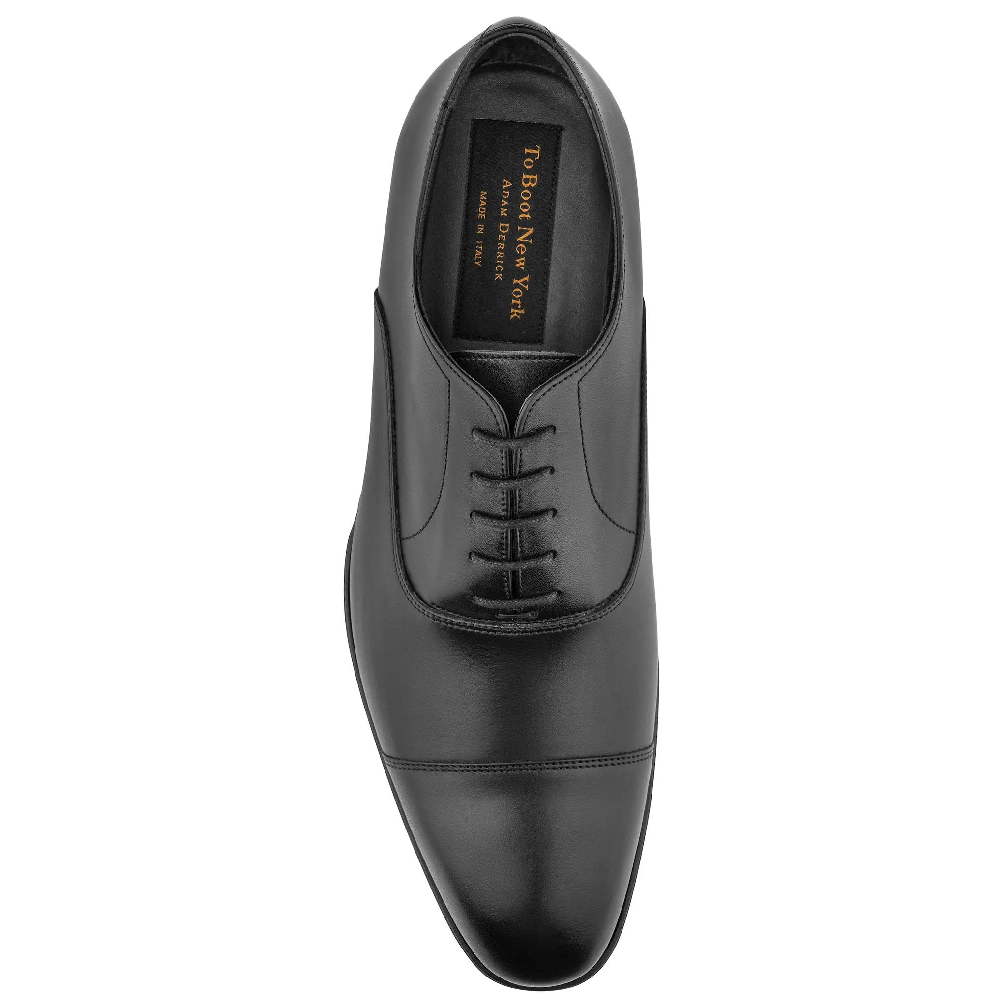 Nico Black Calf Leather Cap Toe Oxford Nico Black Calf Leather Cap Toe Oxford