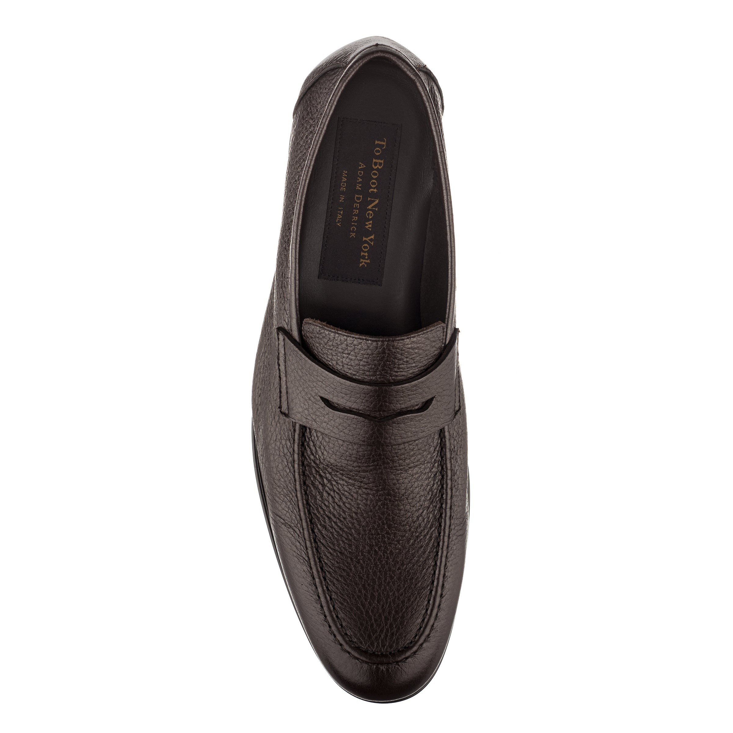 Dunmore Dark Brown Deerskin Slip On