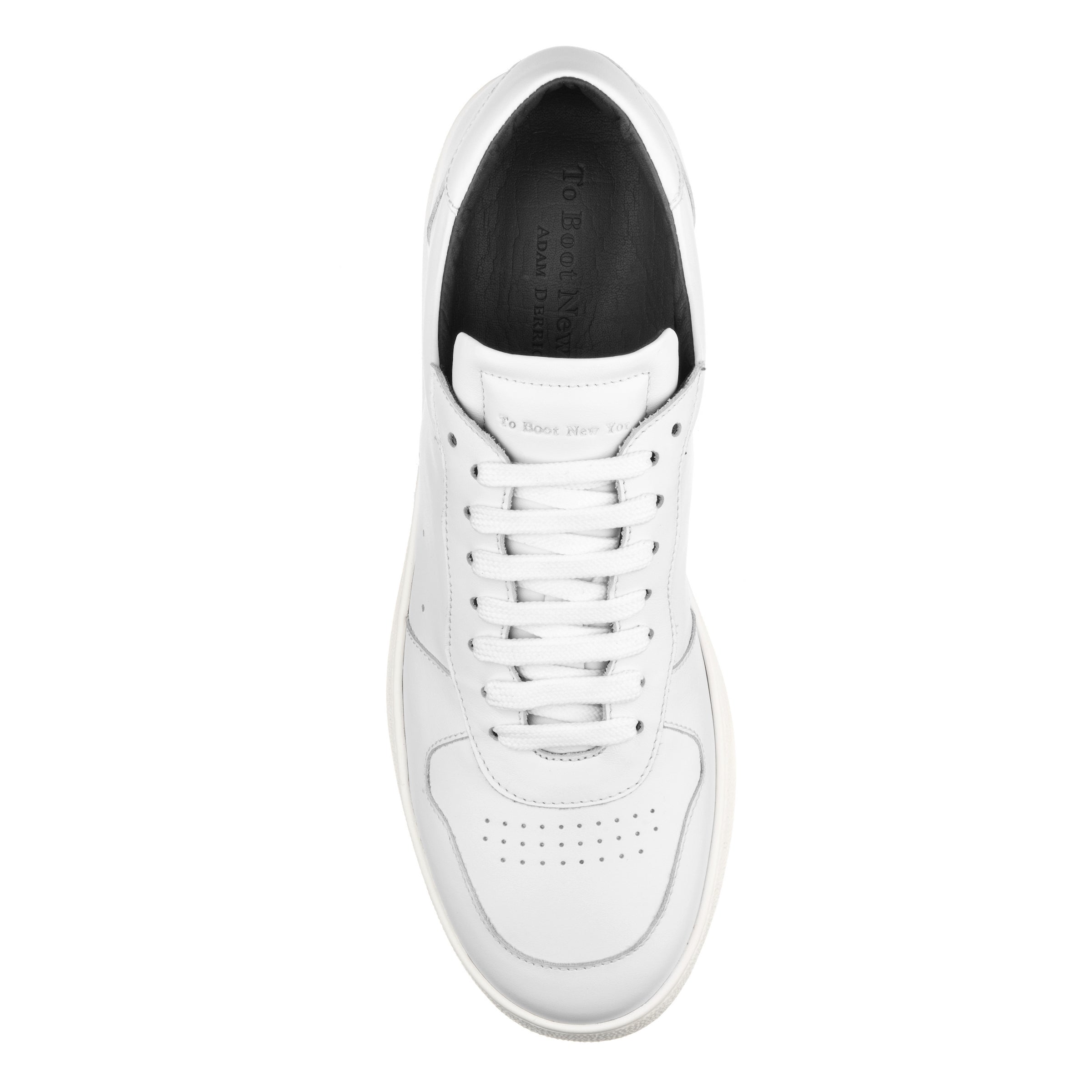 Middleton All-White Calf Court Sneaker