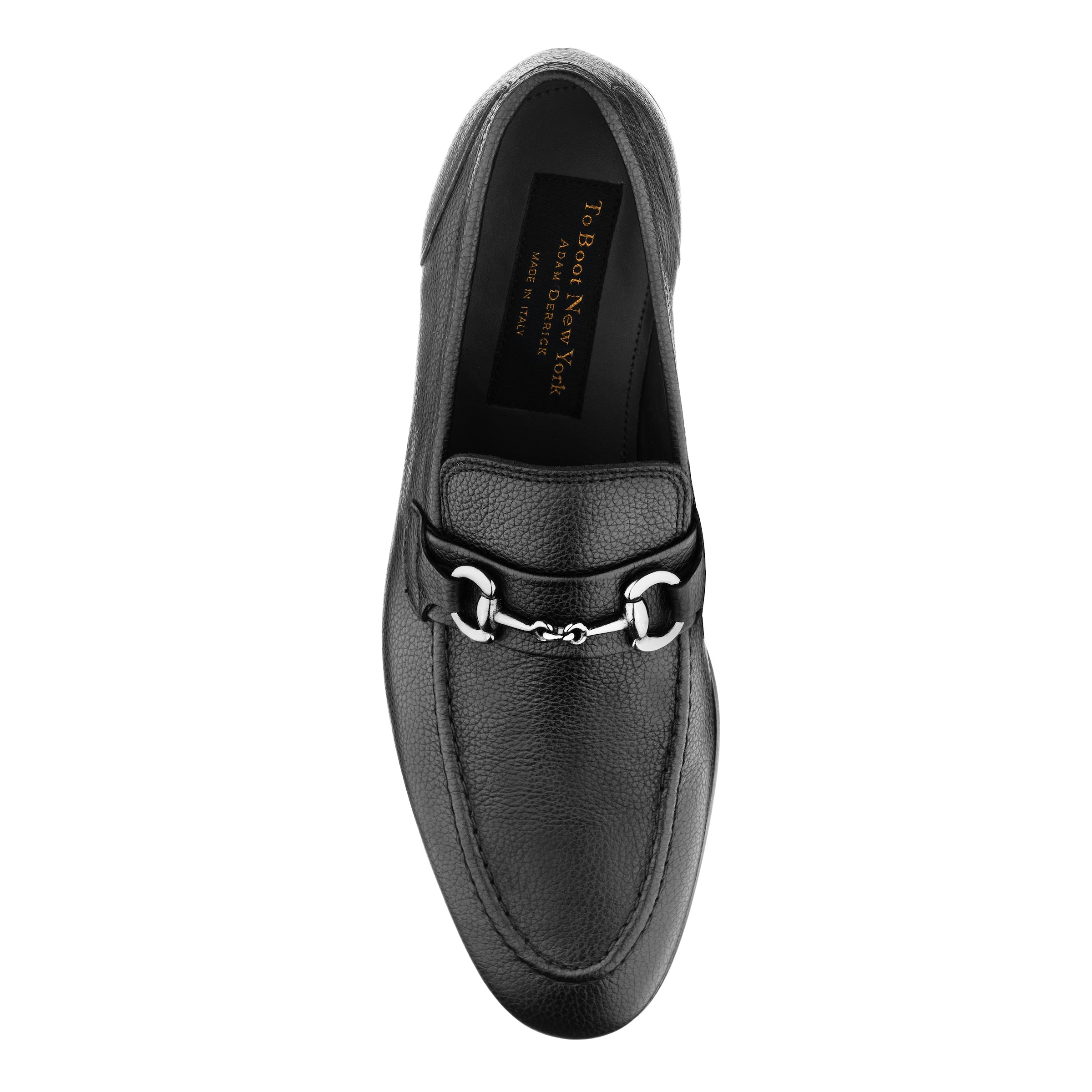 Tiberius Black Full Grain Bit Loafer