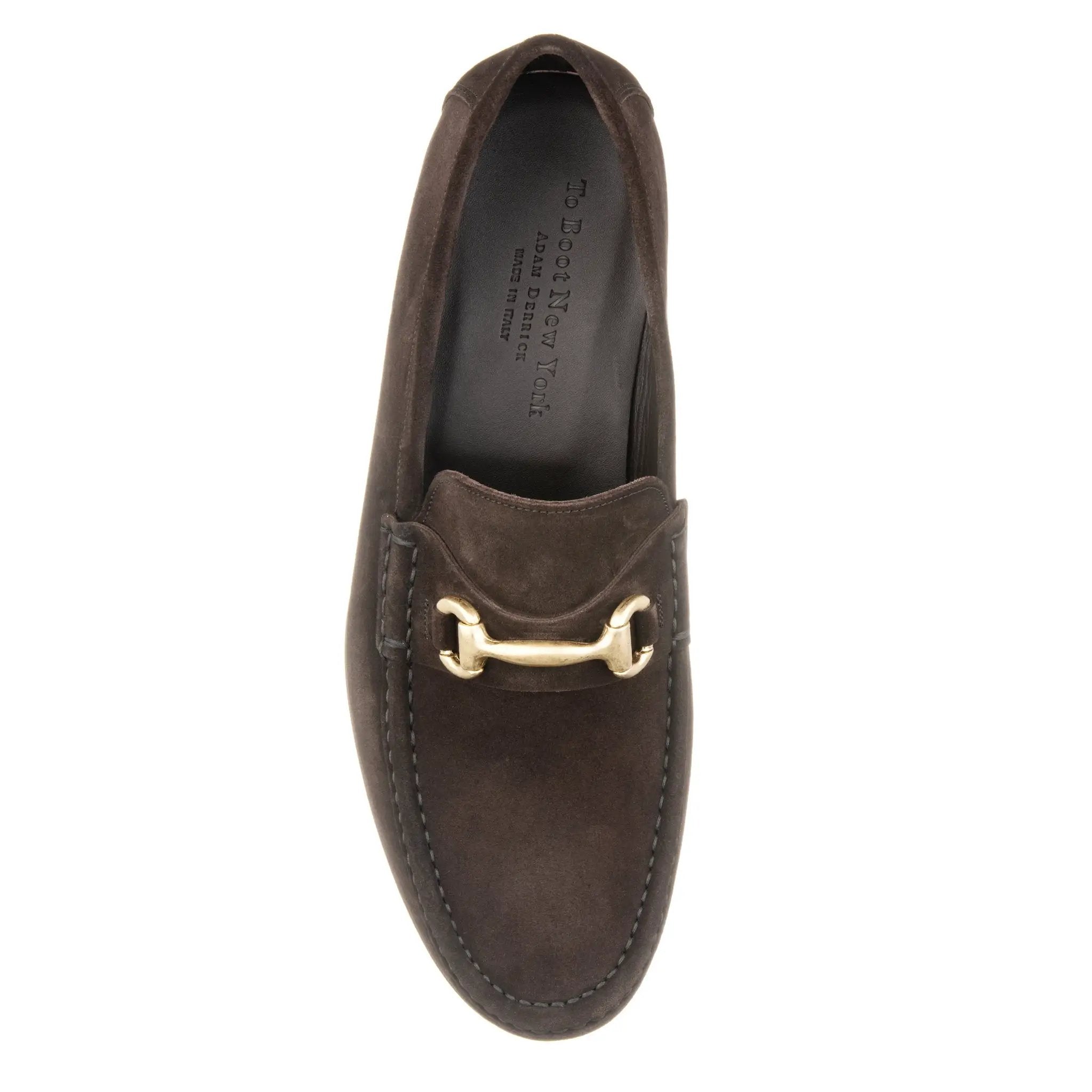 Danny Brown Suede Slip-On Bit Loafer by To Boot New York