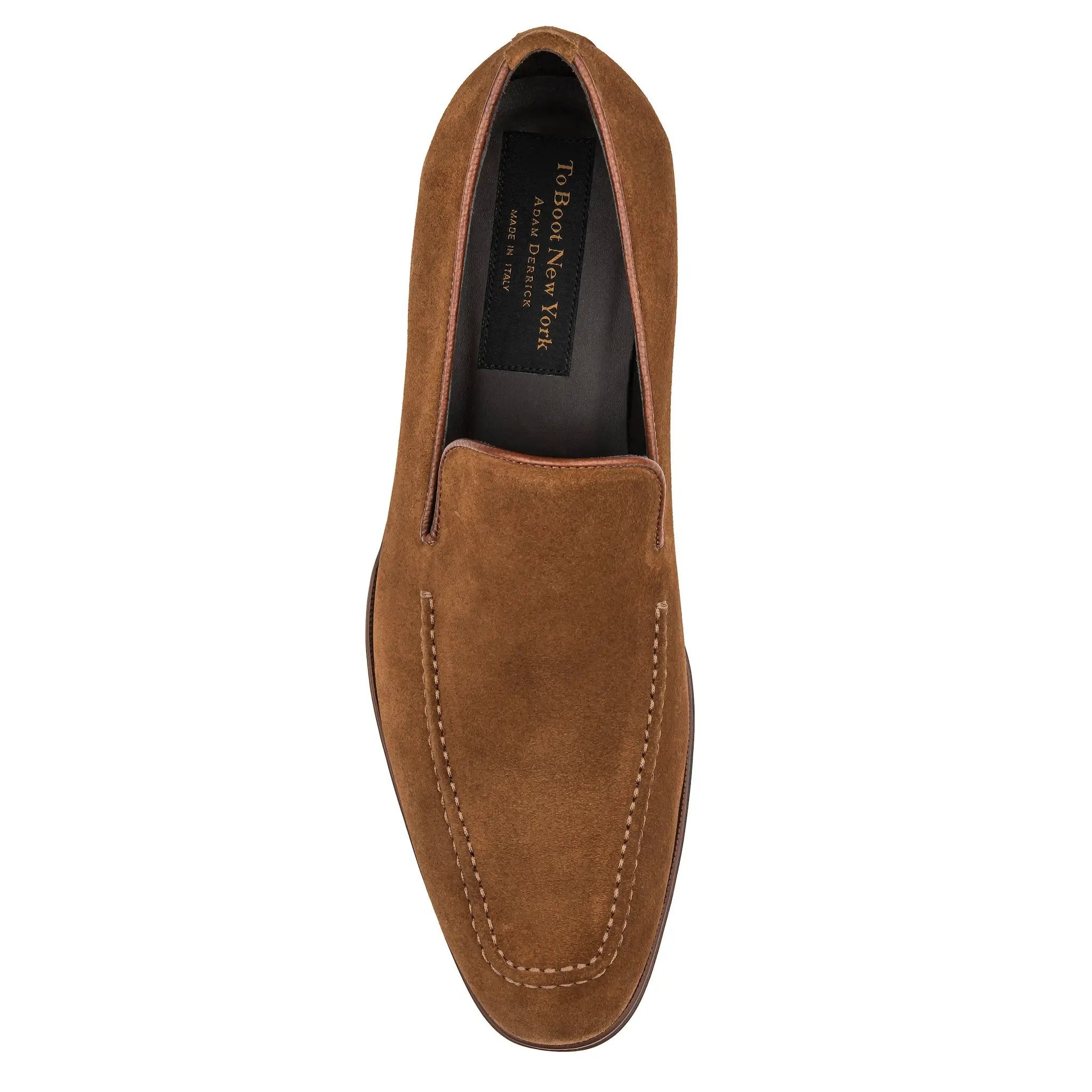 Keiran Mid Brown Suede Slip-On by To Boot New York