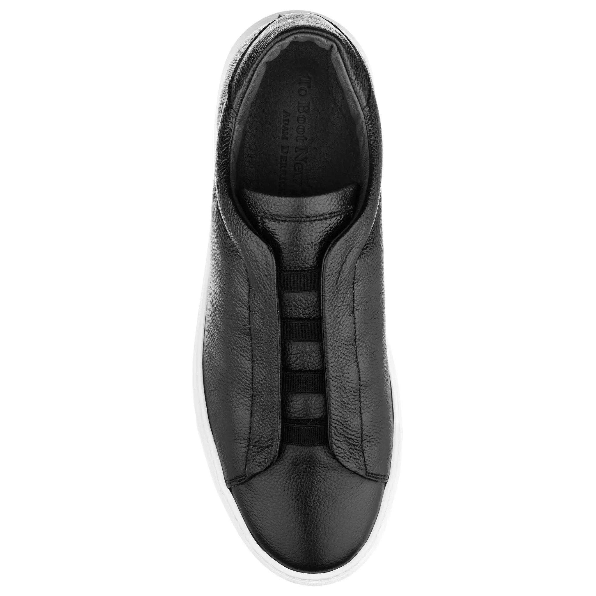 Bolla Black Full Grain Calf Sneaker by To Boot New York