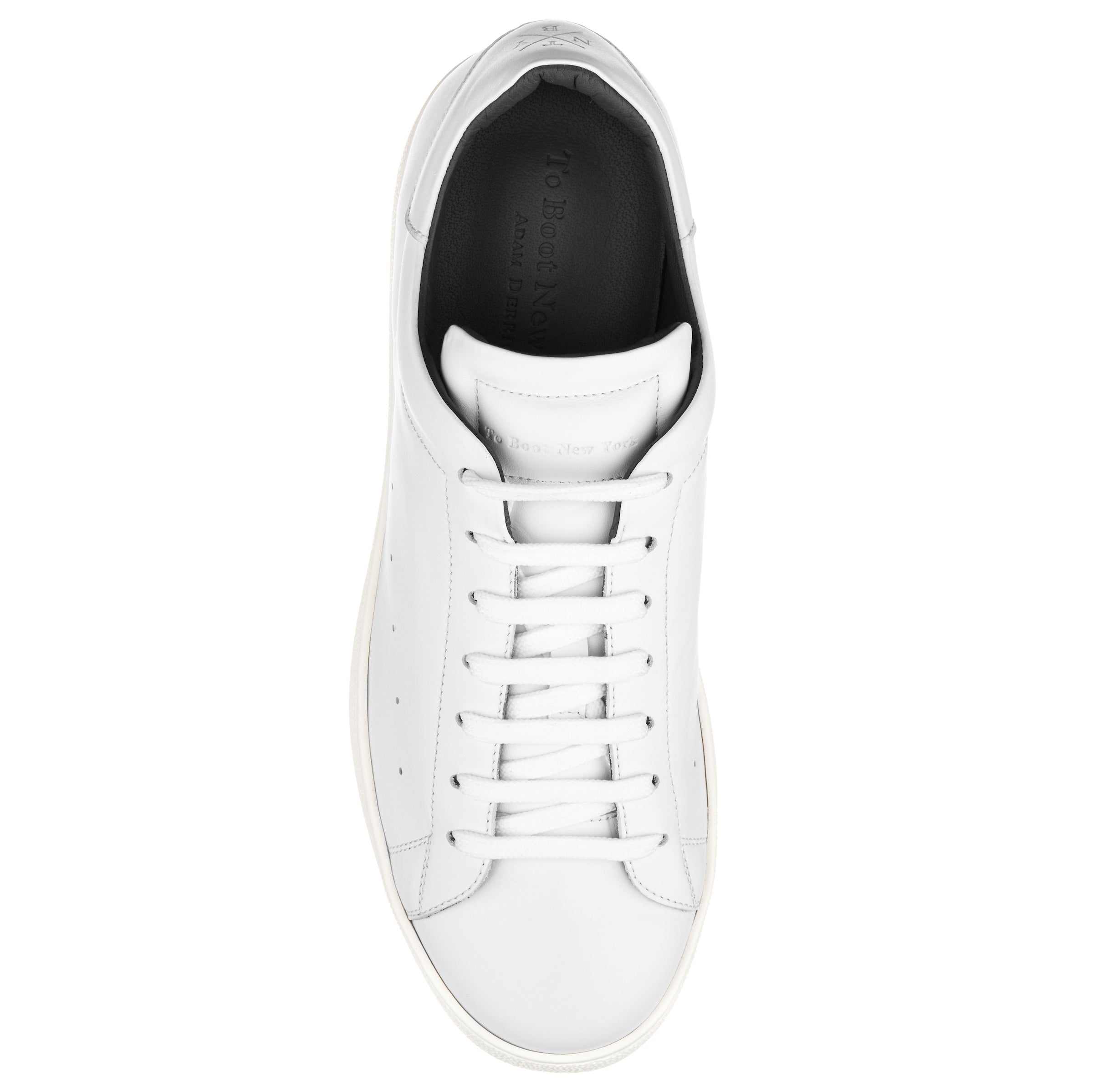 Ripley White Calf Modern Minimalist Sneaker