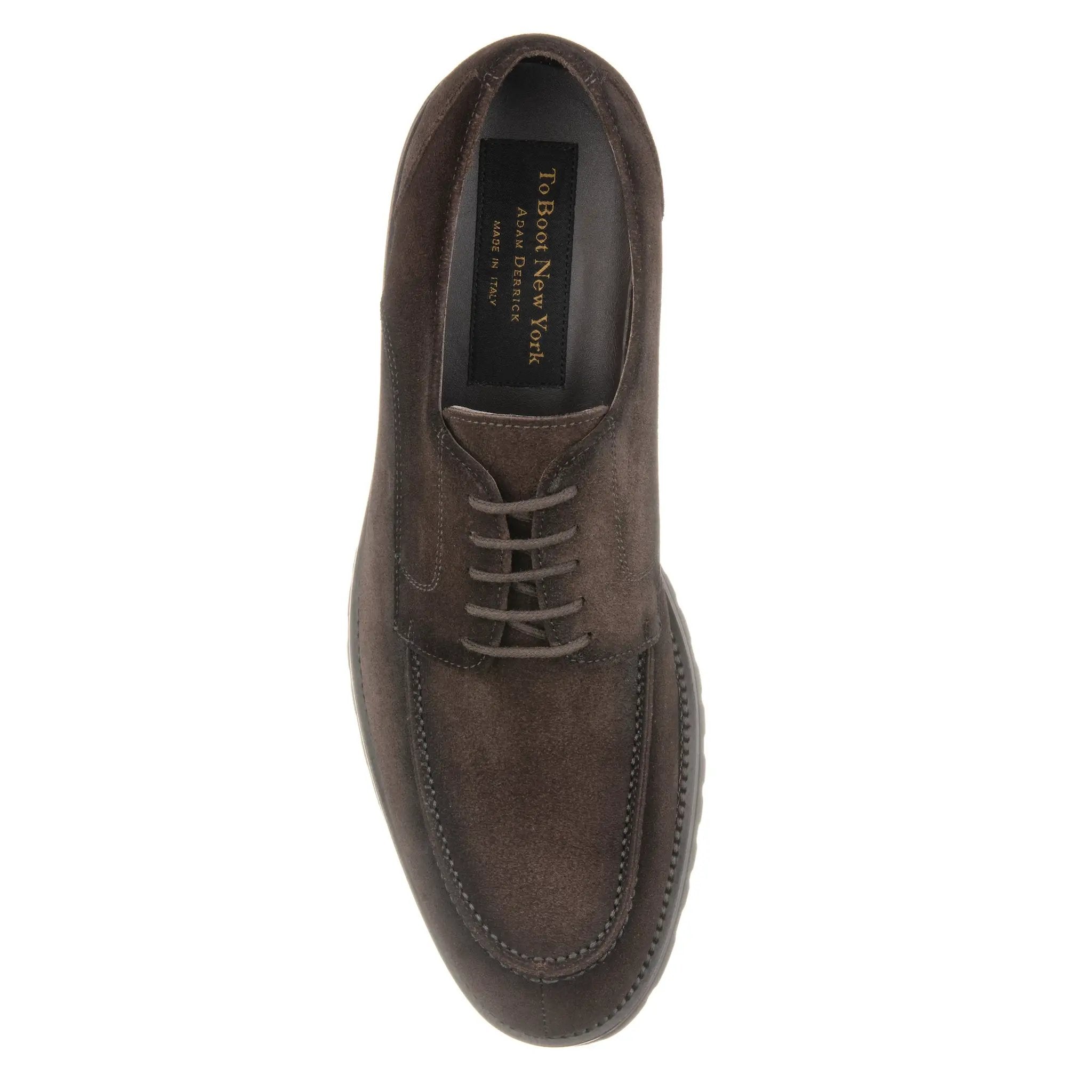 Dario Dark Brown Aero Suede Derby by To Boot New York