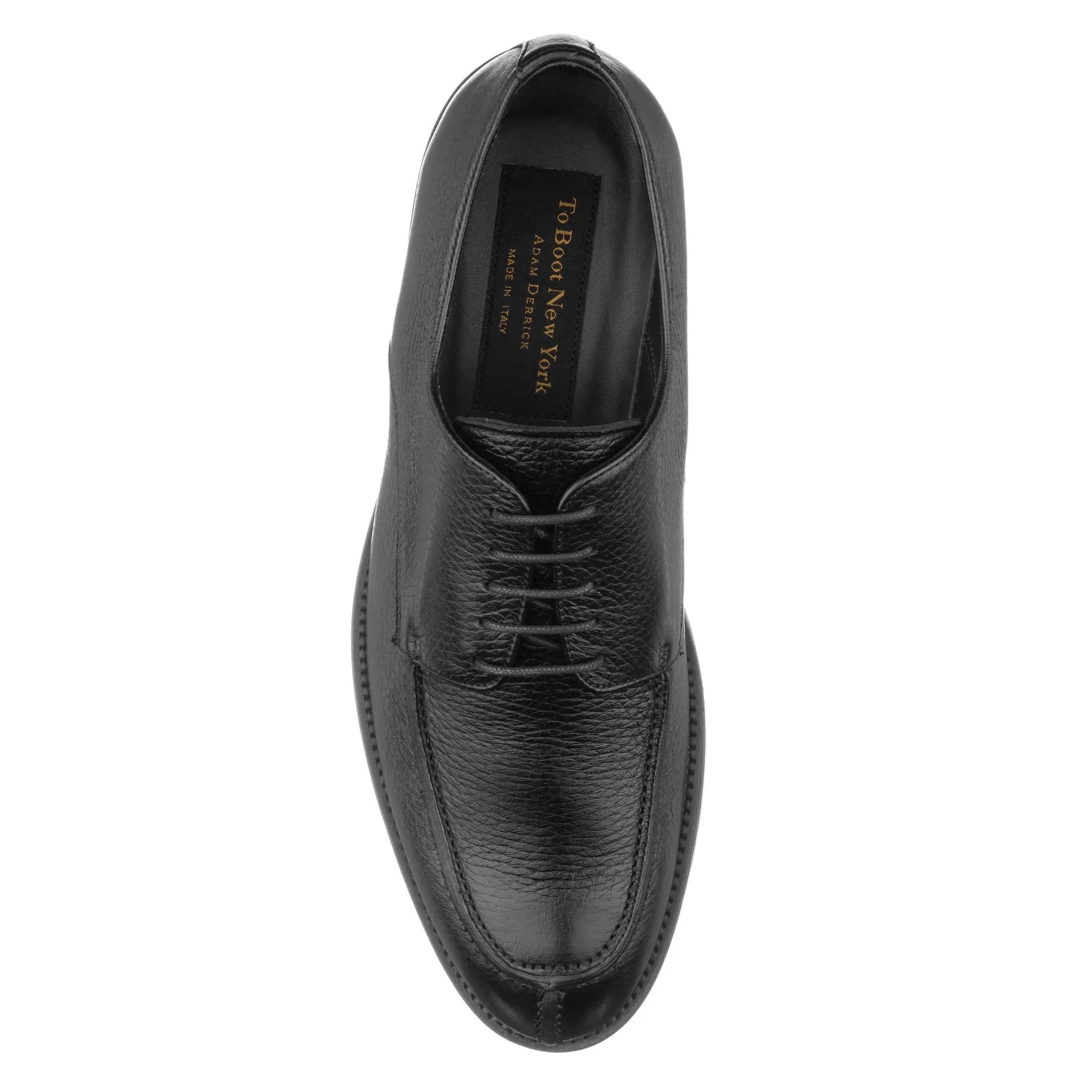 Stevie Black Deerskin Lace-Up Derby by To Boot New York
