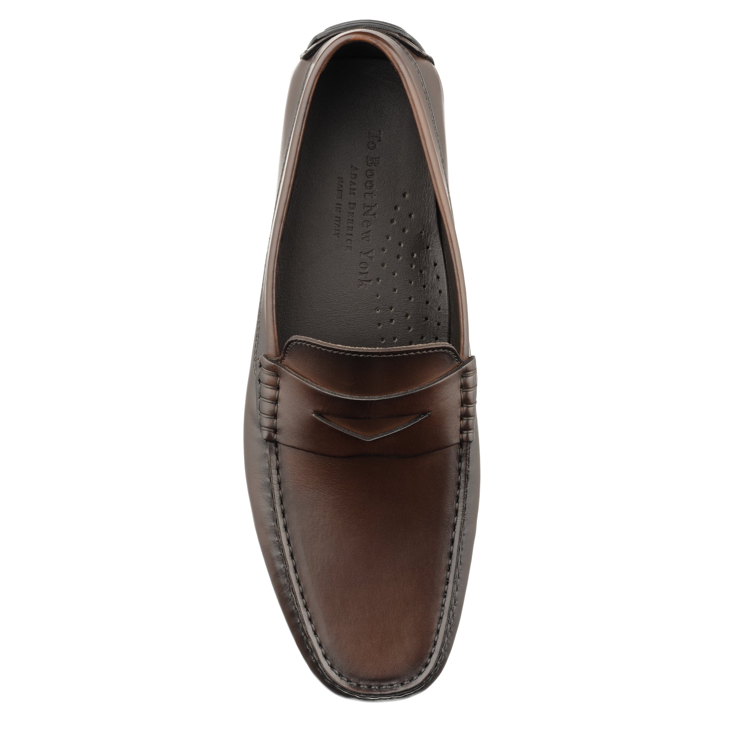 Adelaide Dark Brown Calf Leather Driving Shoe