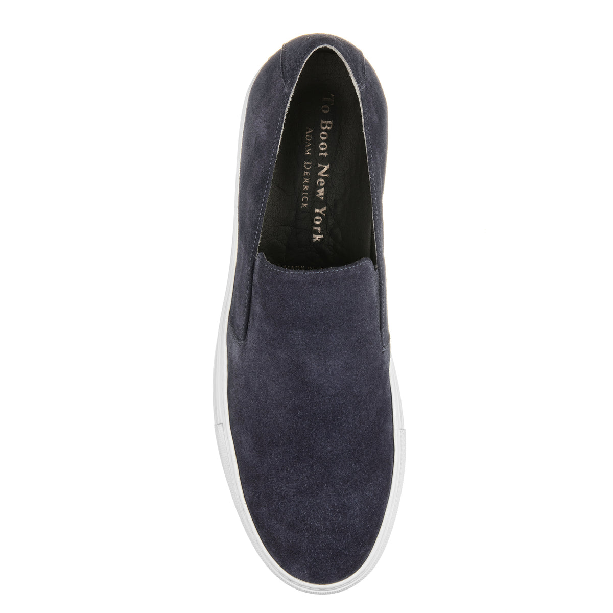 Foreman Blue Suede Slip On Sneaker