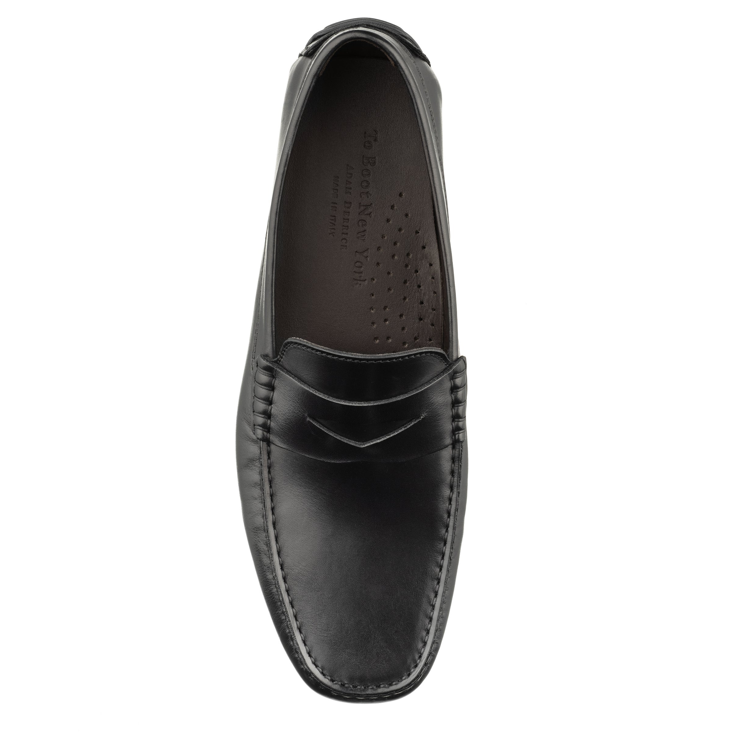 Adelaide Black Calf Leather Driving Shoe