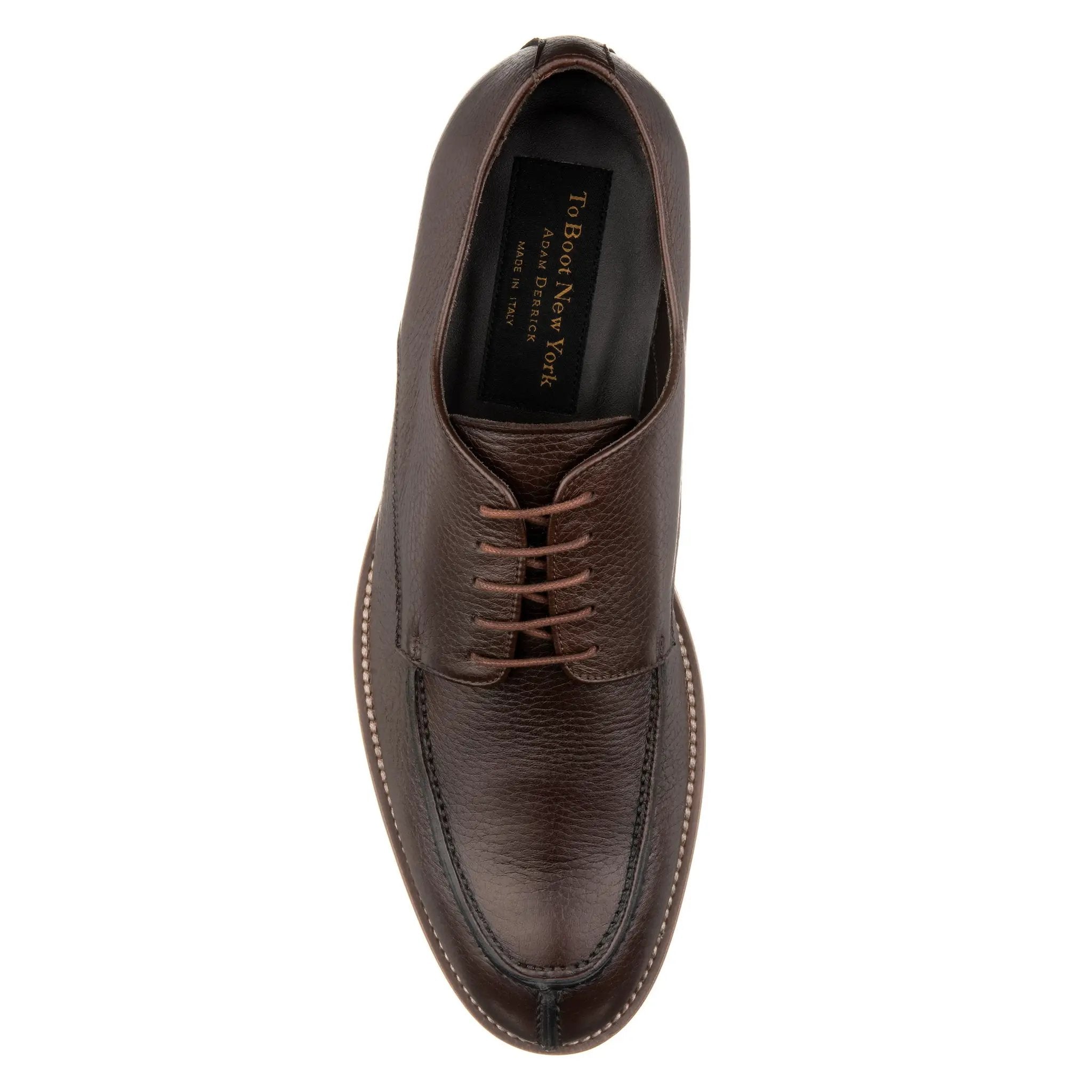 Stevie Brown Deerskin Lace-Up Derby by To Boot New York