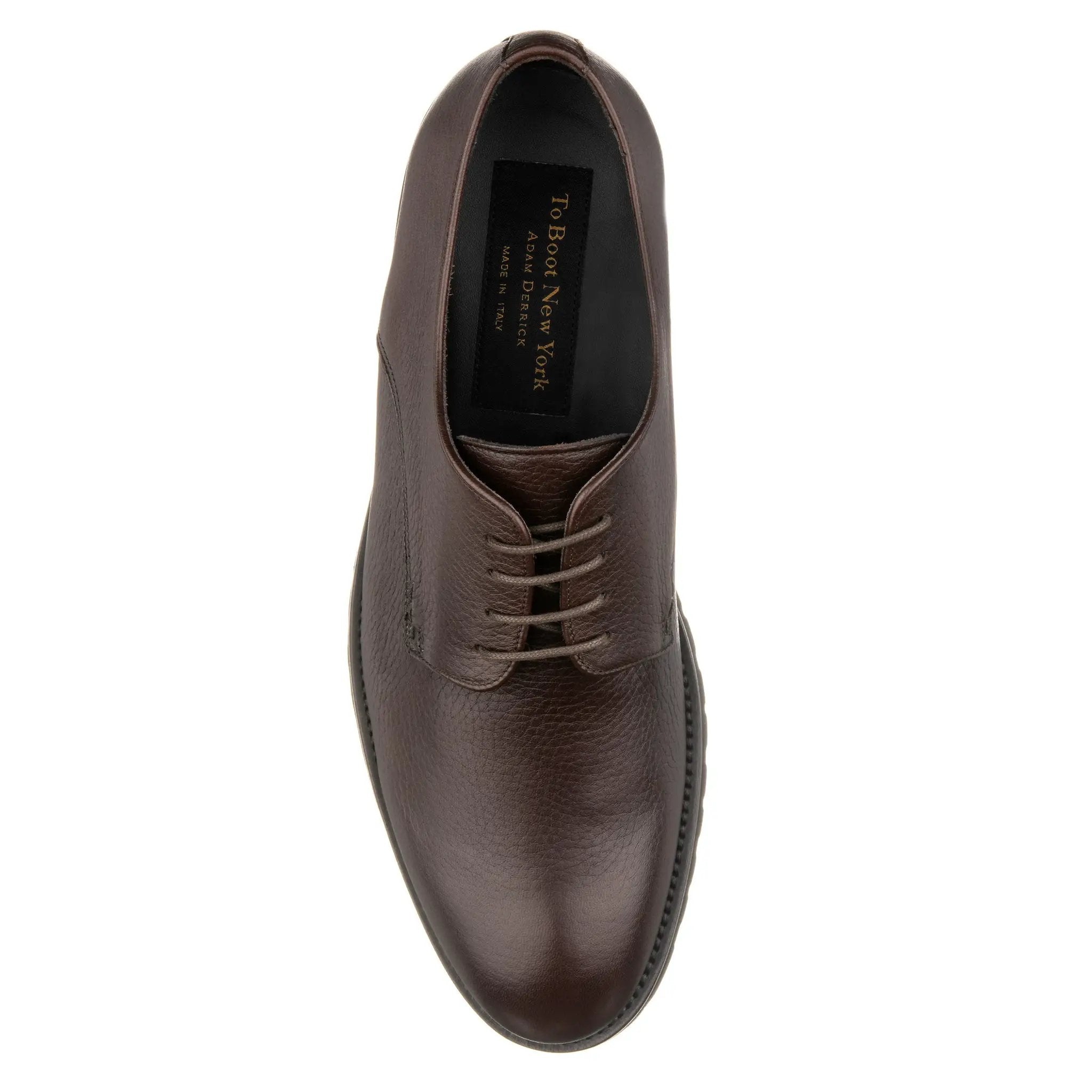 Williamsburg Dark Brown Deerskin Oxford Lace-Up by To Boot New York