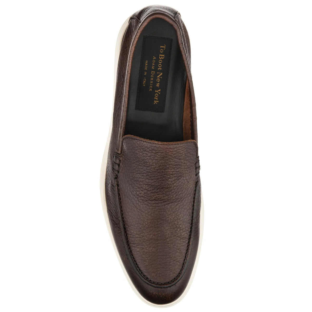 Bostonian for Robert Shiffler| Mens Brown Leather Loafer sz 11 Academia Forza Brown Deerskin Men main image 3