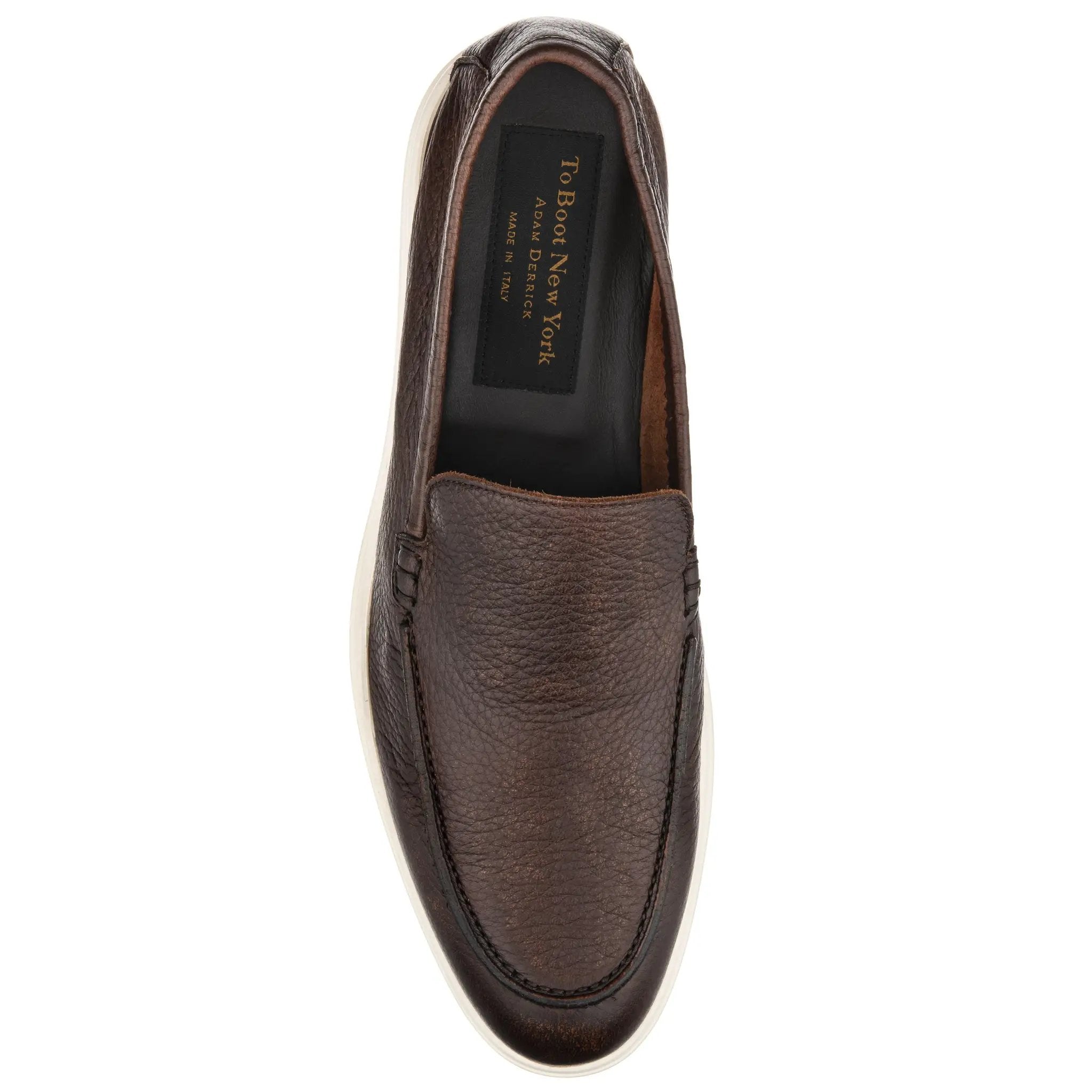 Forza Brown Deerskin Slip-On by To Boot New York