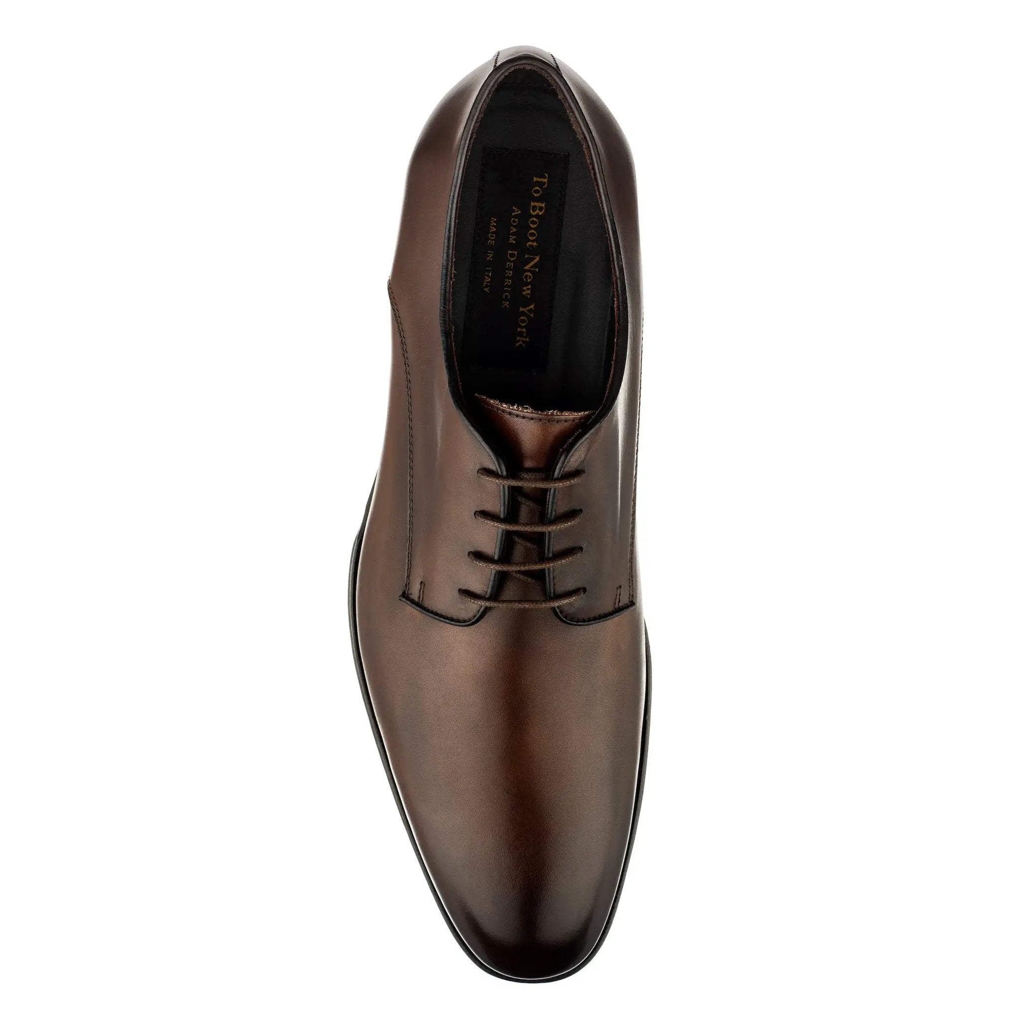 Blakeley Burnished Brown Derby Oxford by To Boot New York