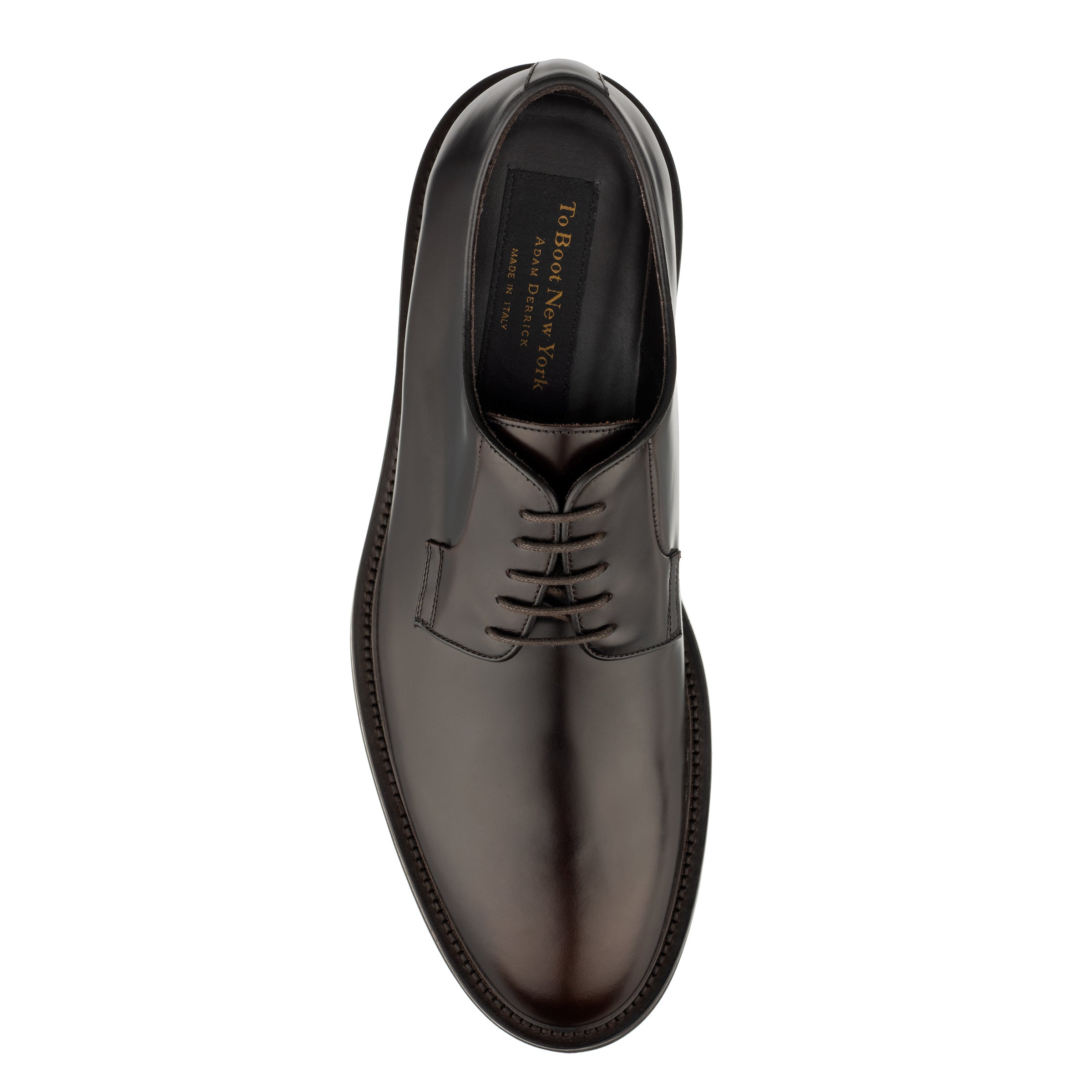 Darvin Dark Brown Plain Toe Oxford