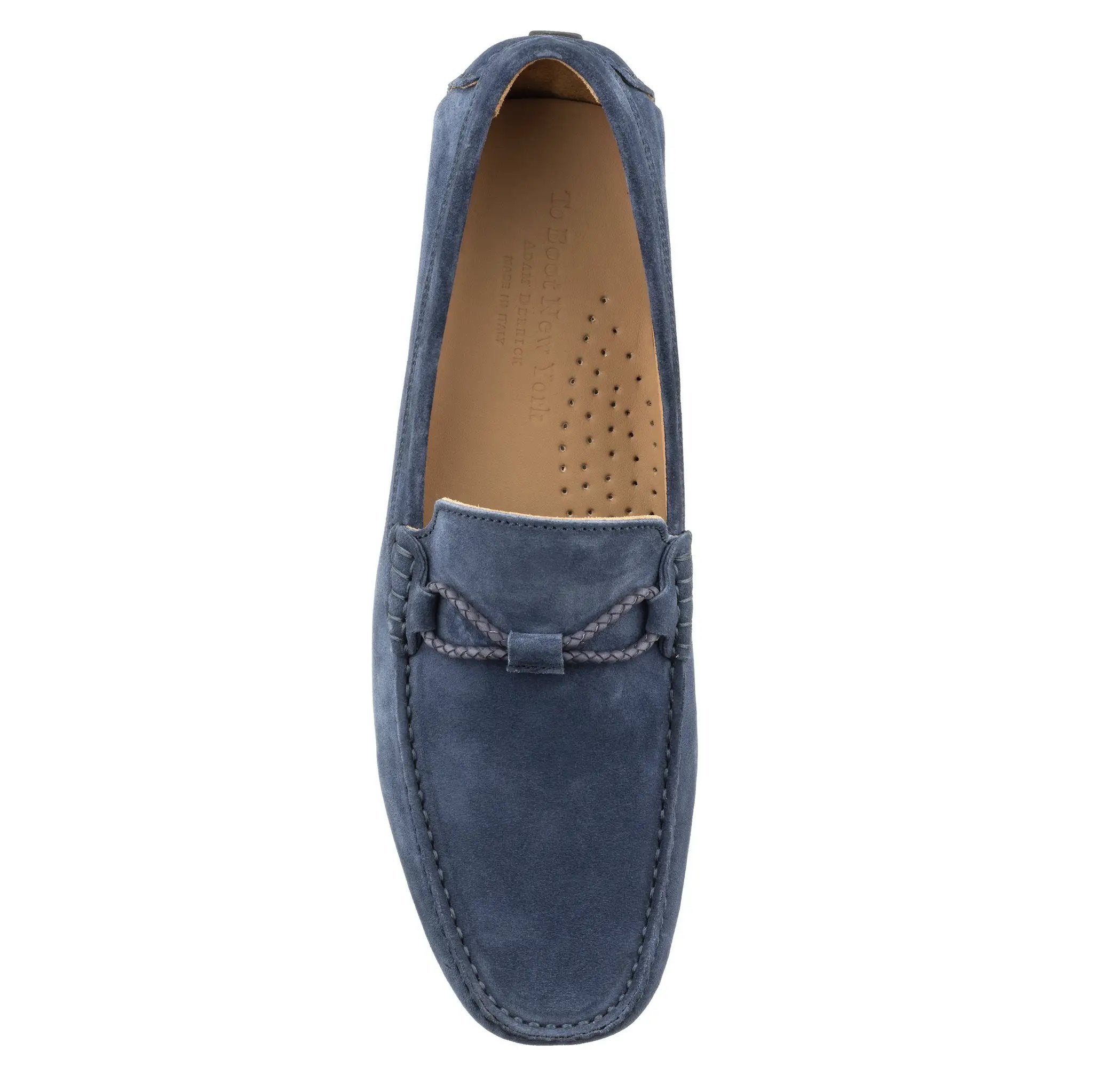 Marlin Blue Suede Driving Shoe by To Boot New York