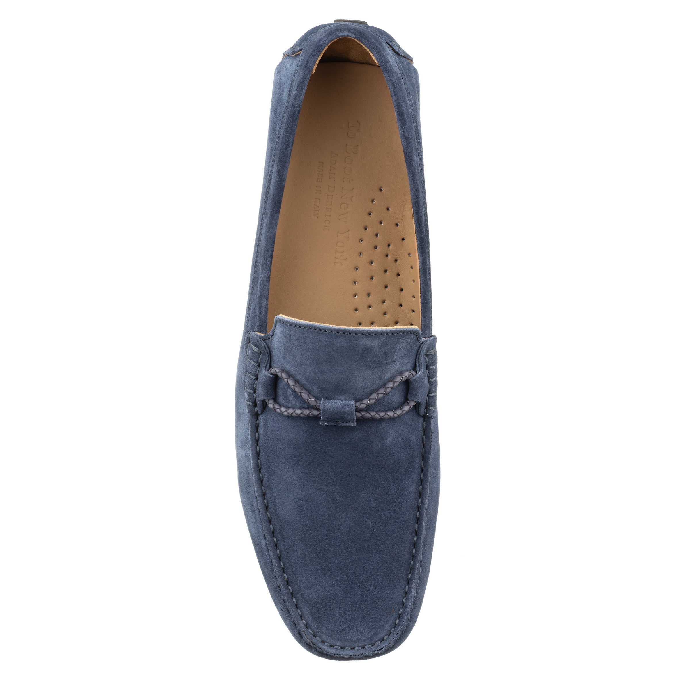 Marlin Blue Suede Driving Shoe
