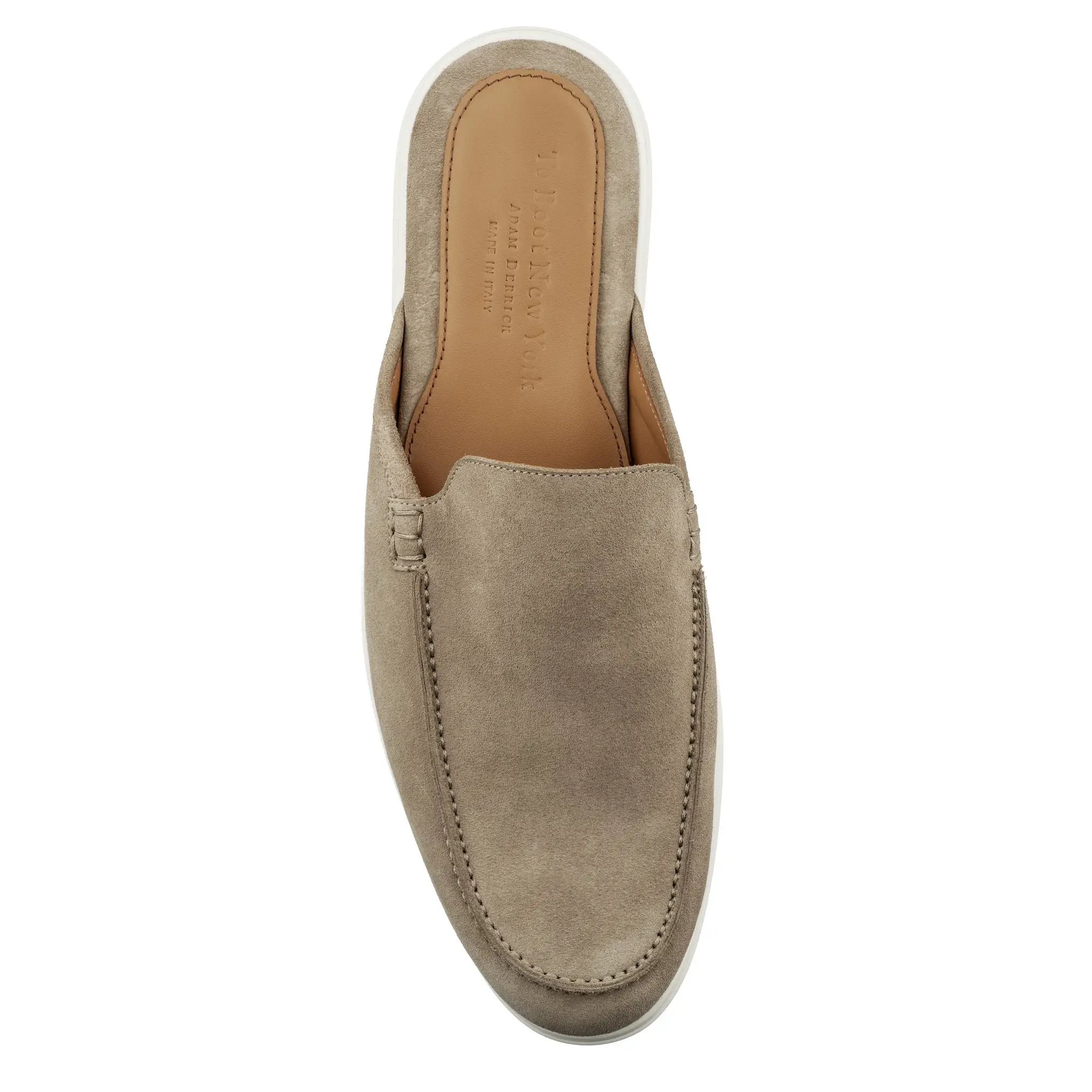 Montauk Taupe Suede Luxury Sabot Slip-On by To Boot New York