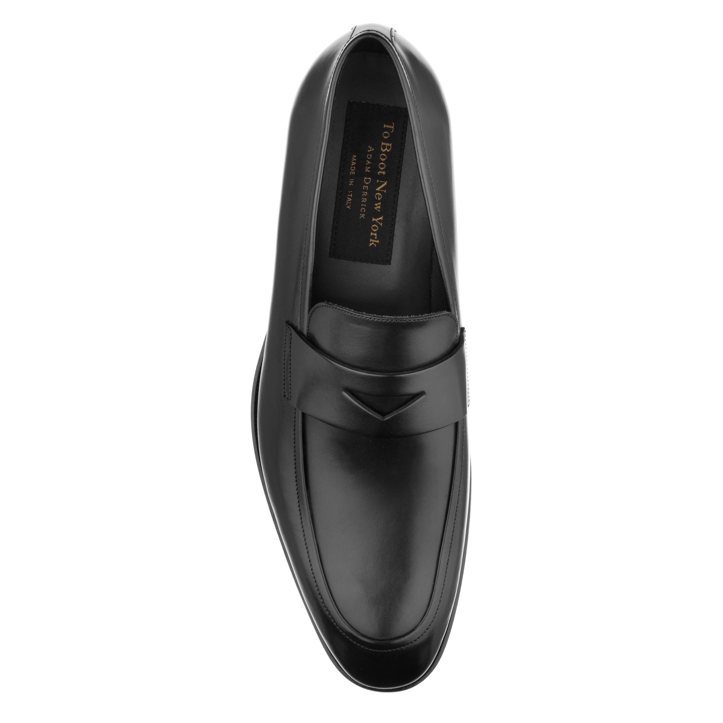 Jagger Black Calf Penny Loafer