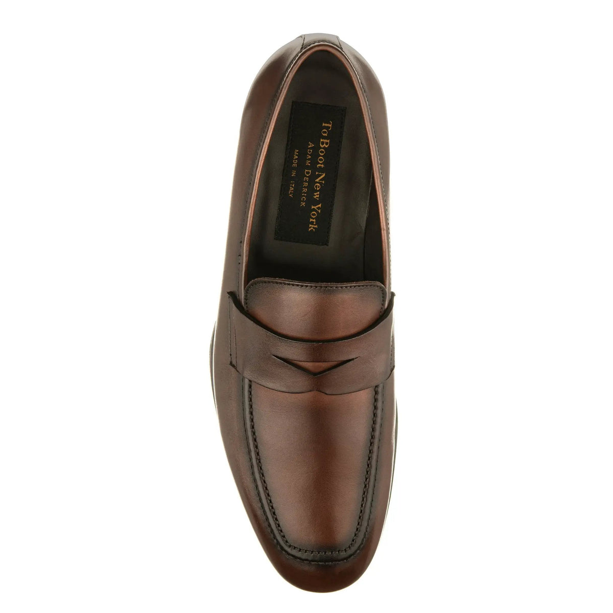 Ronny Burnished Brown Calf Men display picture 1
