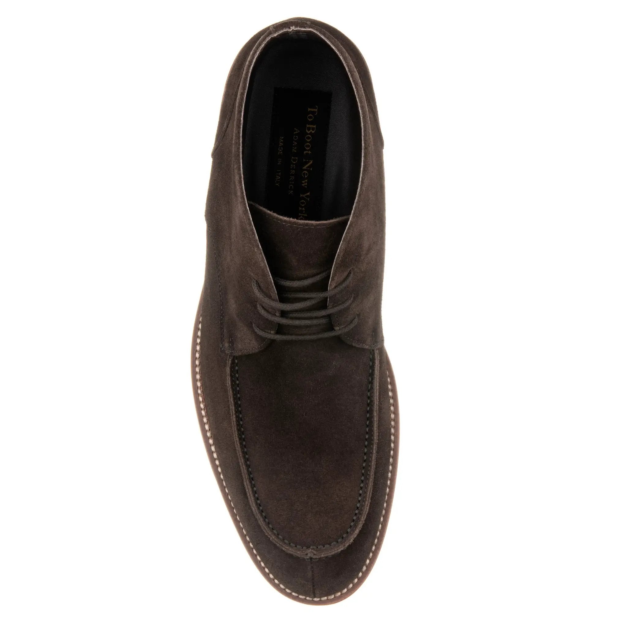 TO Boot New York - Parker Dark Brown Suede Apron Toe Chukka Boot Dark Brown / 8 / True TO SIZE. TO Boot New York - Parker Dark Brown Suede Apron Toe Chukka Boot Dark Brown / 8 / True TO SIZE.