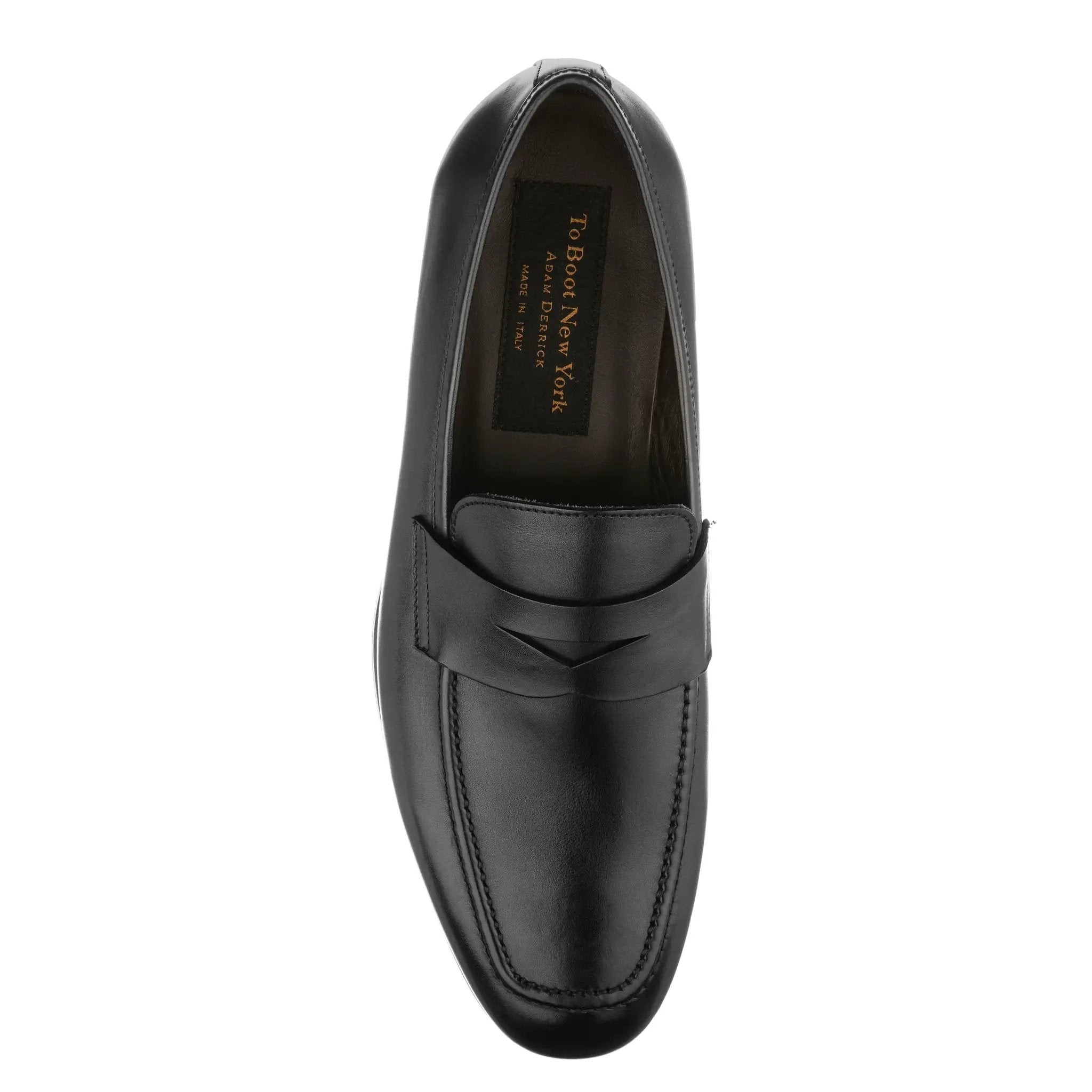 Ronny Black Calf Slip-On Loafer by To Boot New York