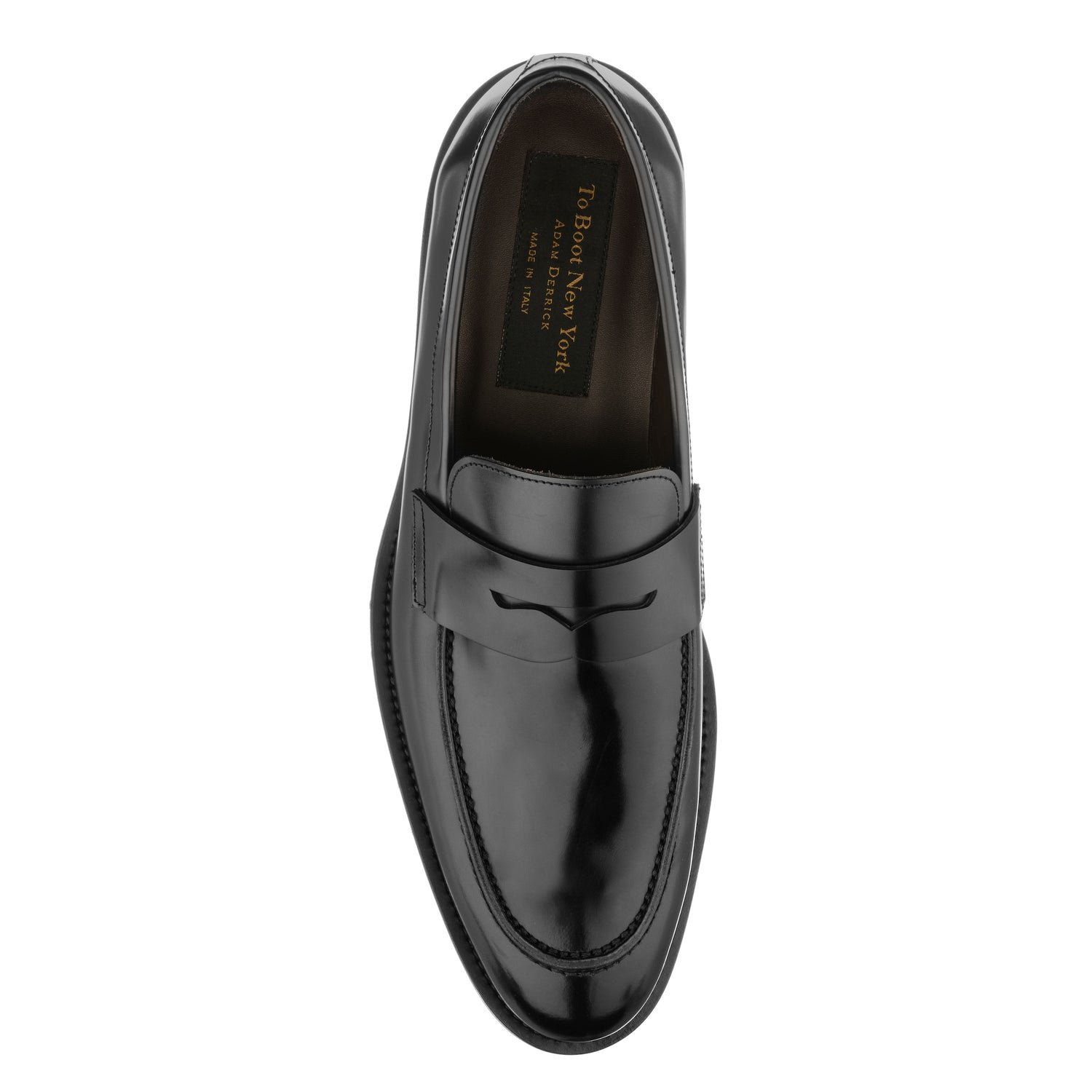 Tory Black Calf Penny Loafer