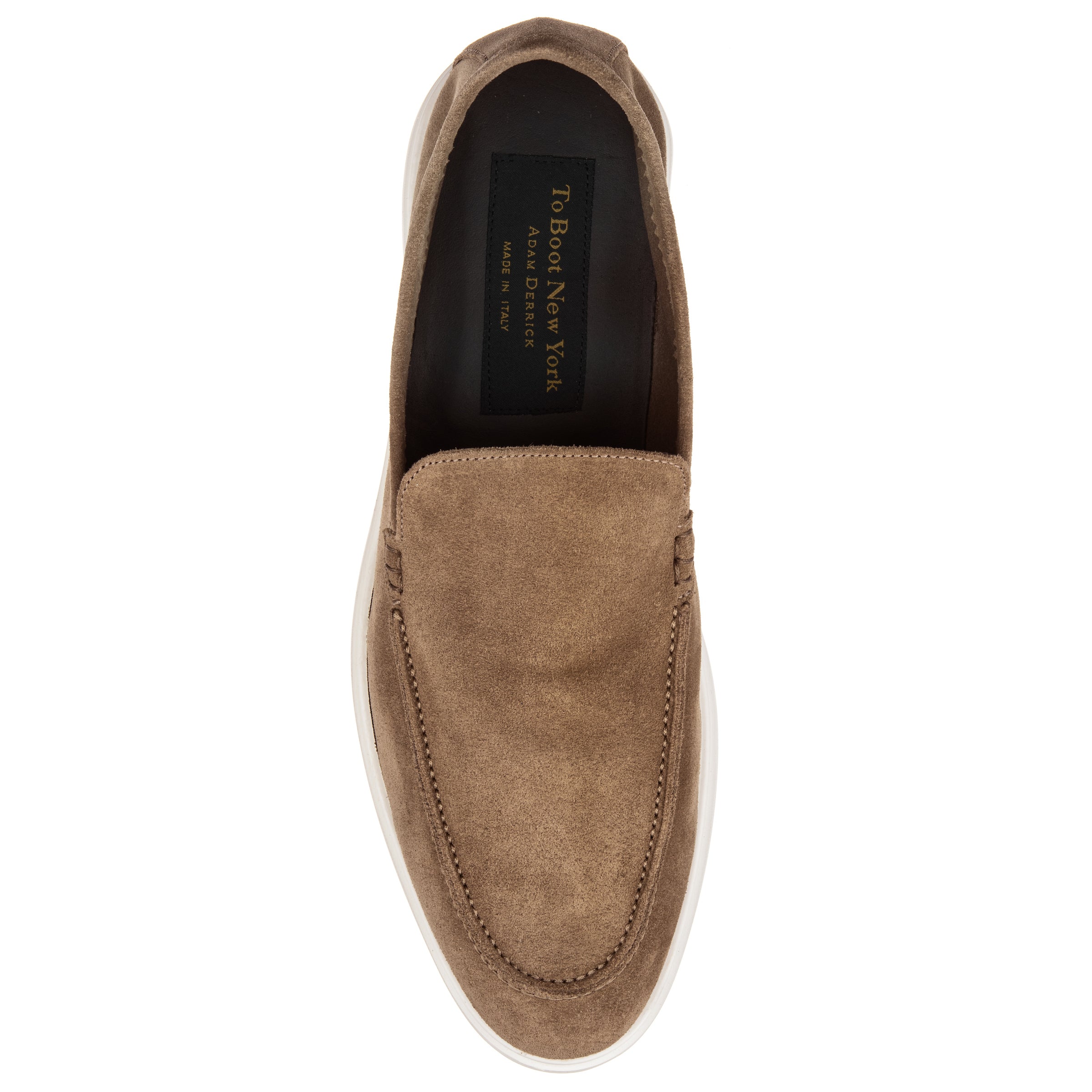 Troye Taupe Suede Slip On