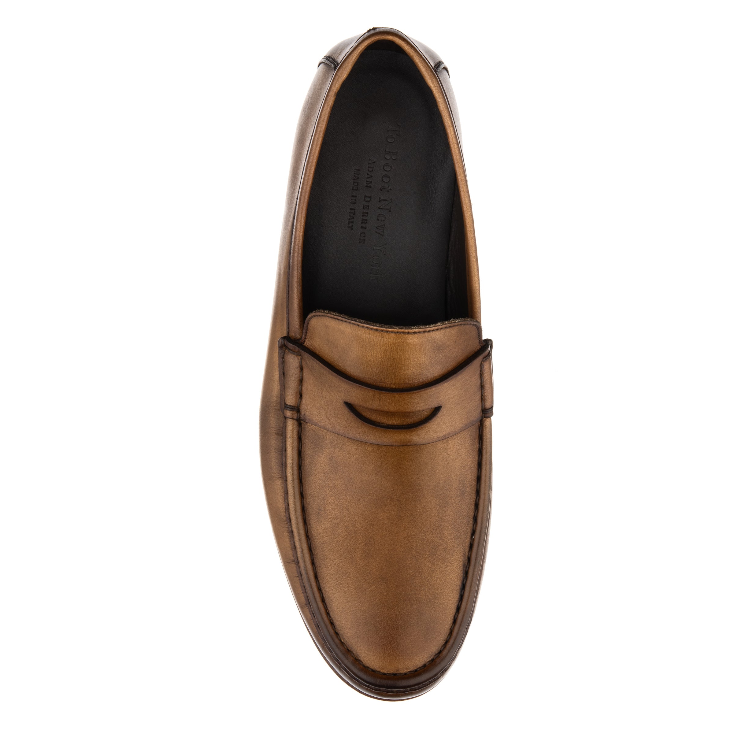 Clapton Medium Tan Calf Penny Loafer