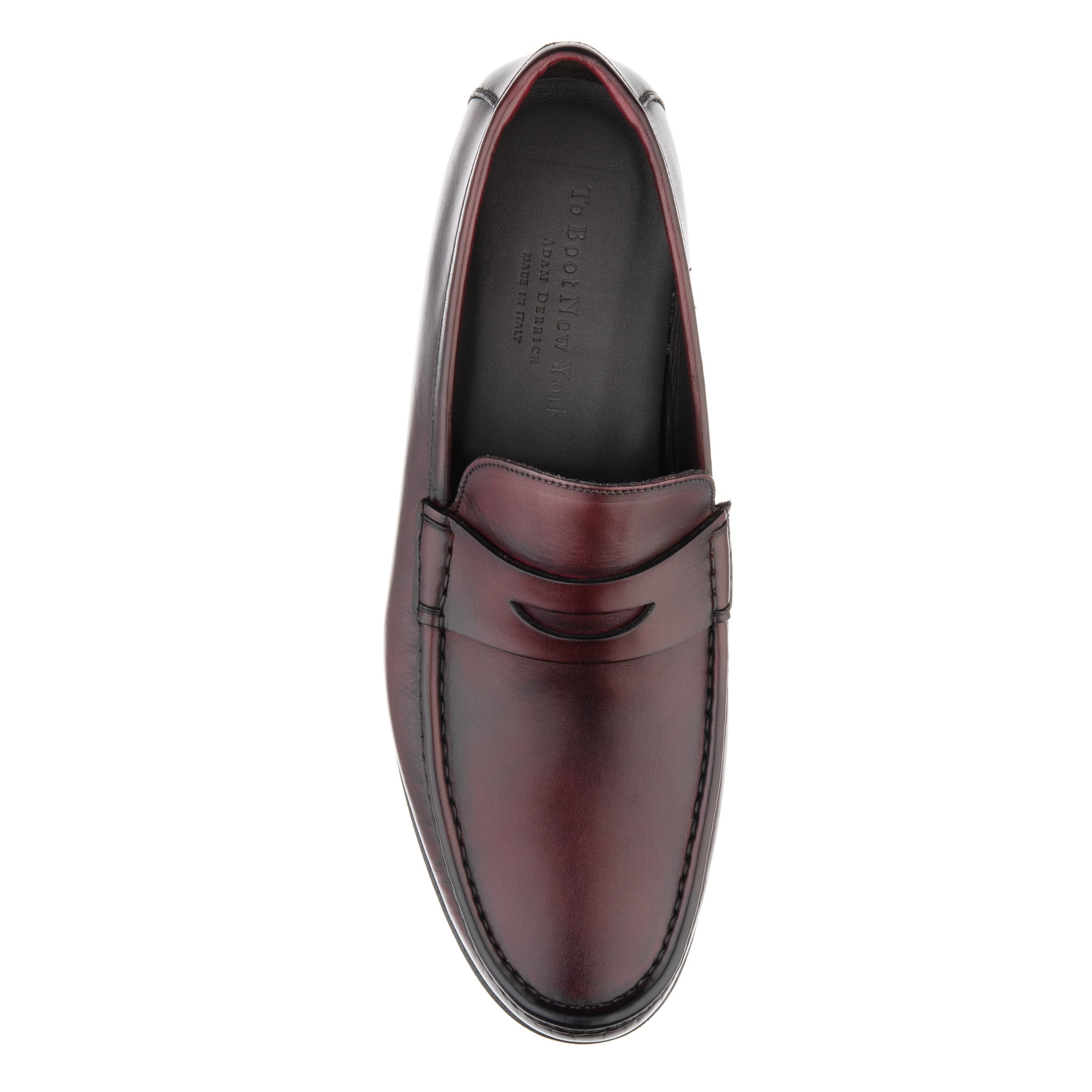 Clapton Bordeaux Calf Penny Loafer