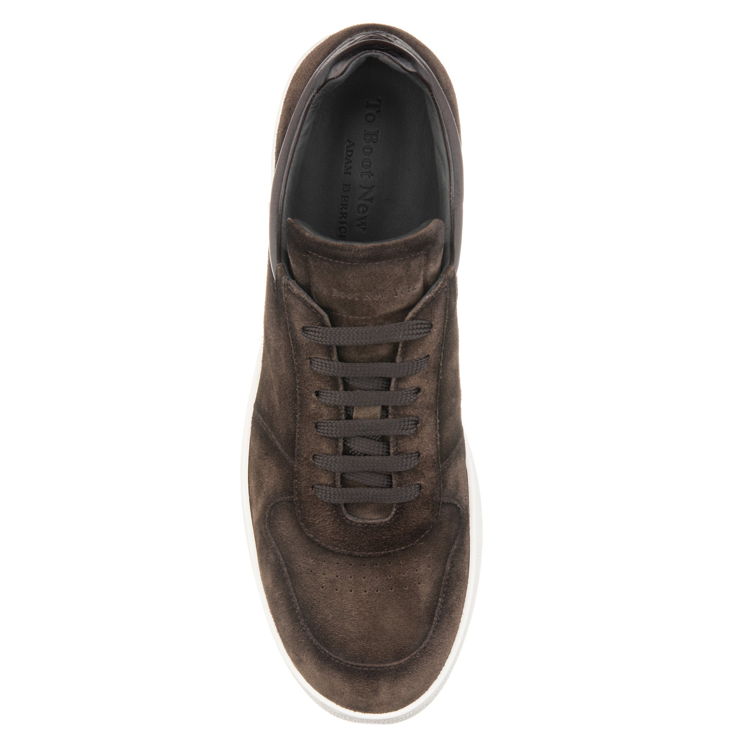 Callum Brown Suede Court Sneaker