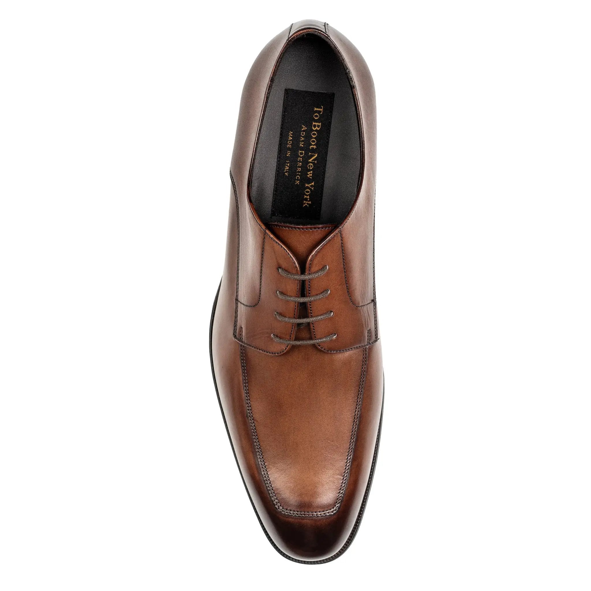 Shatner Burnished Brown Apron Oxford by To Boot New York